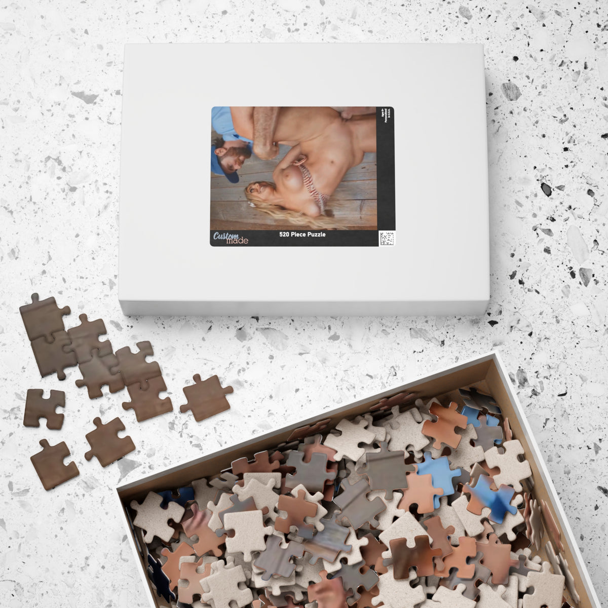 Puzzle (110, 252, 520, 1014-piece) Blonde Fucking the Mailman