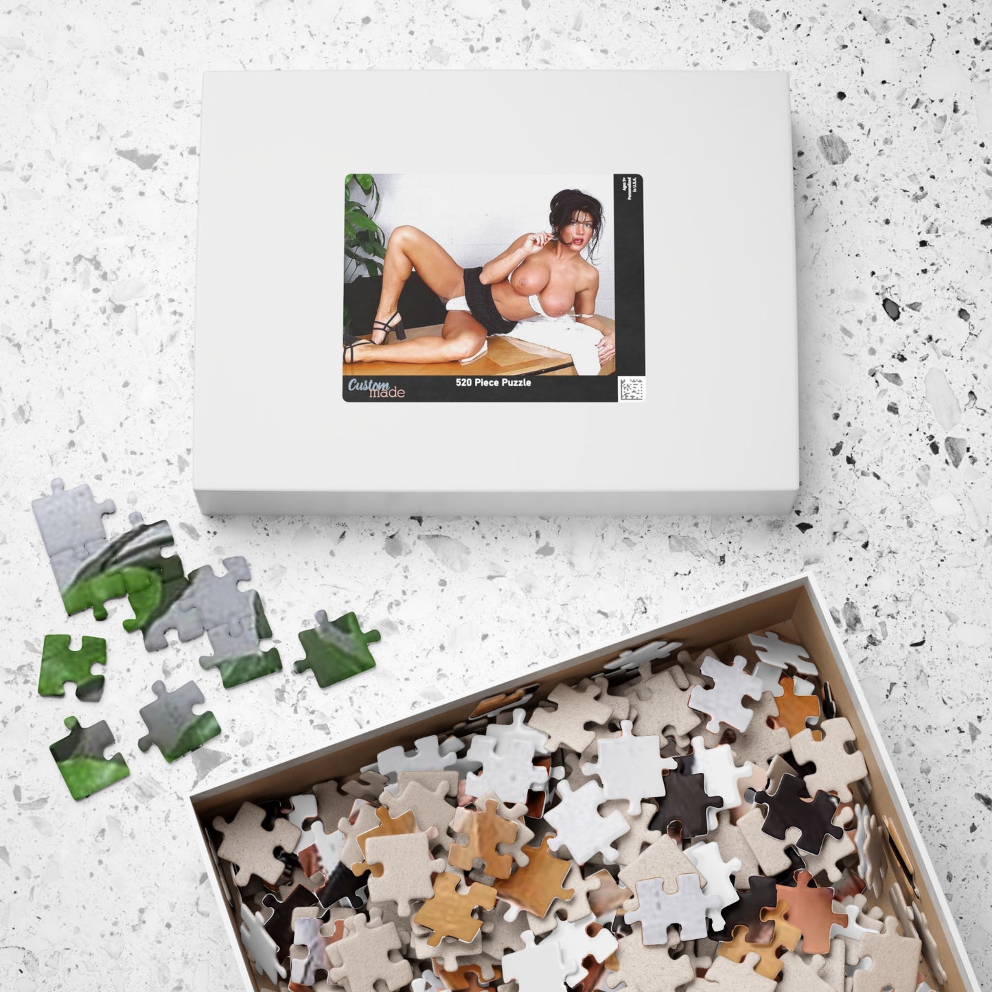 Puzzle (110, 252, 520, 1014-piece) Retro Pornstar Holly Body Nude