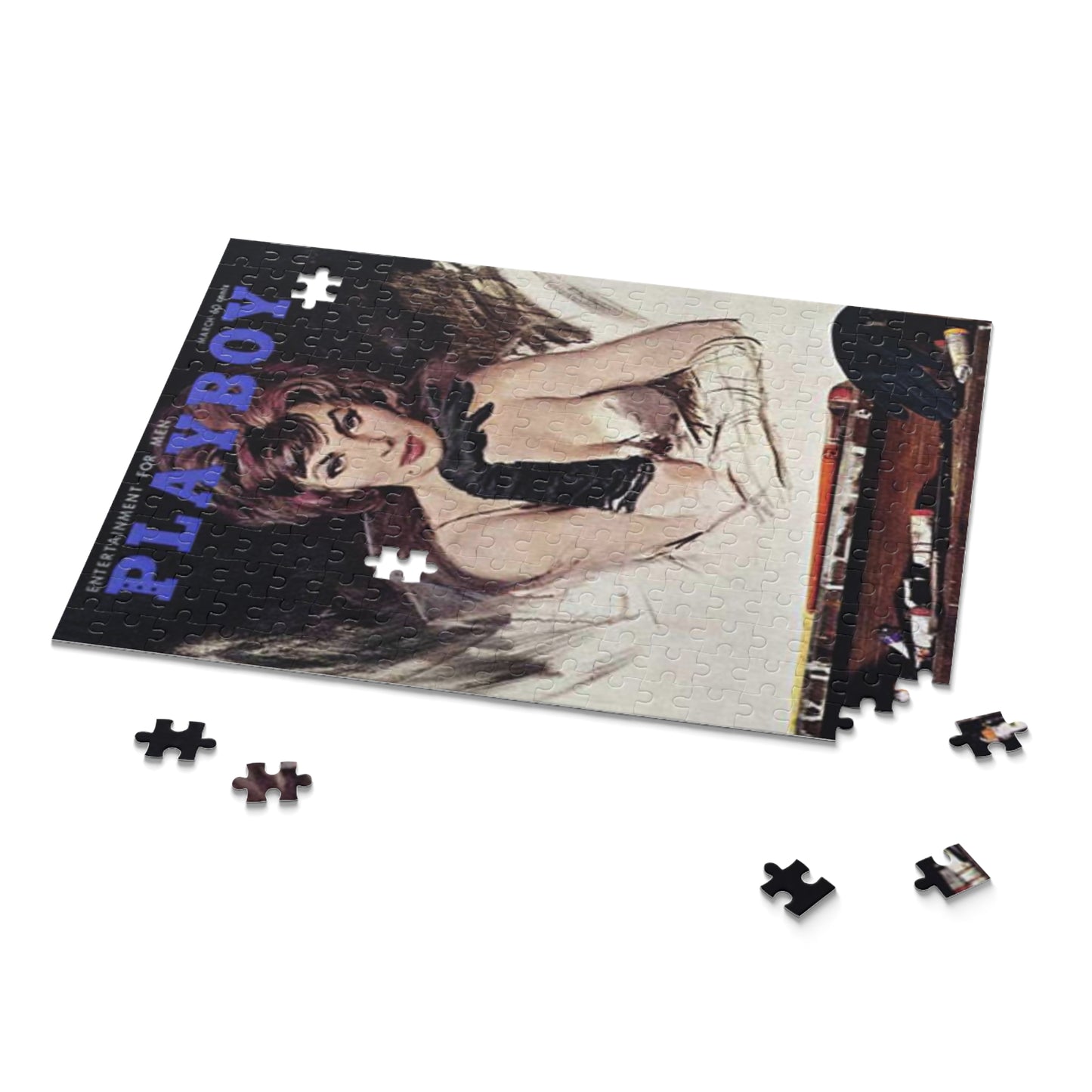 Puzzle (120, 252, 500-Piece) Playboy Cover March 1962