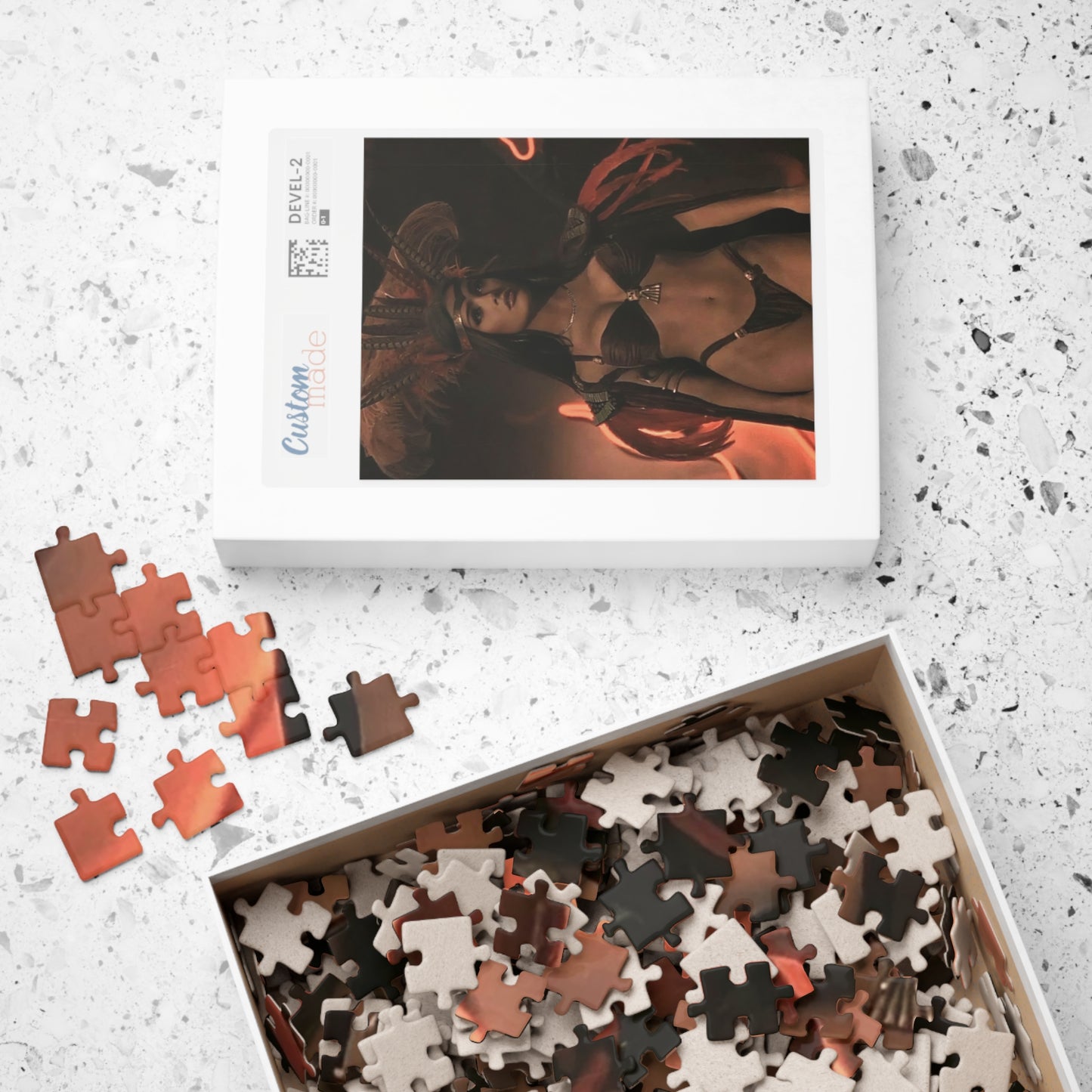 Puzzle (110, 252, 520, 1014-piece) Salma Hayek Dusk til Dawn