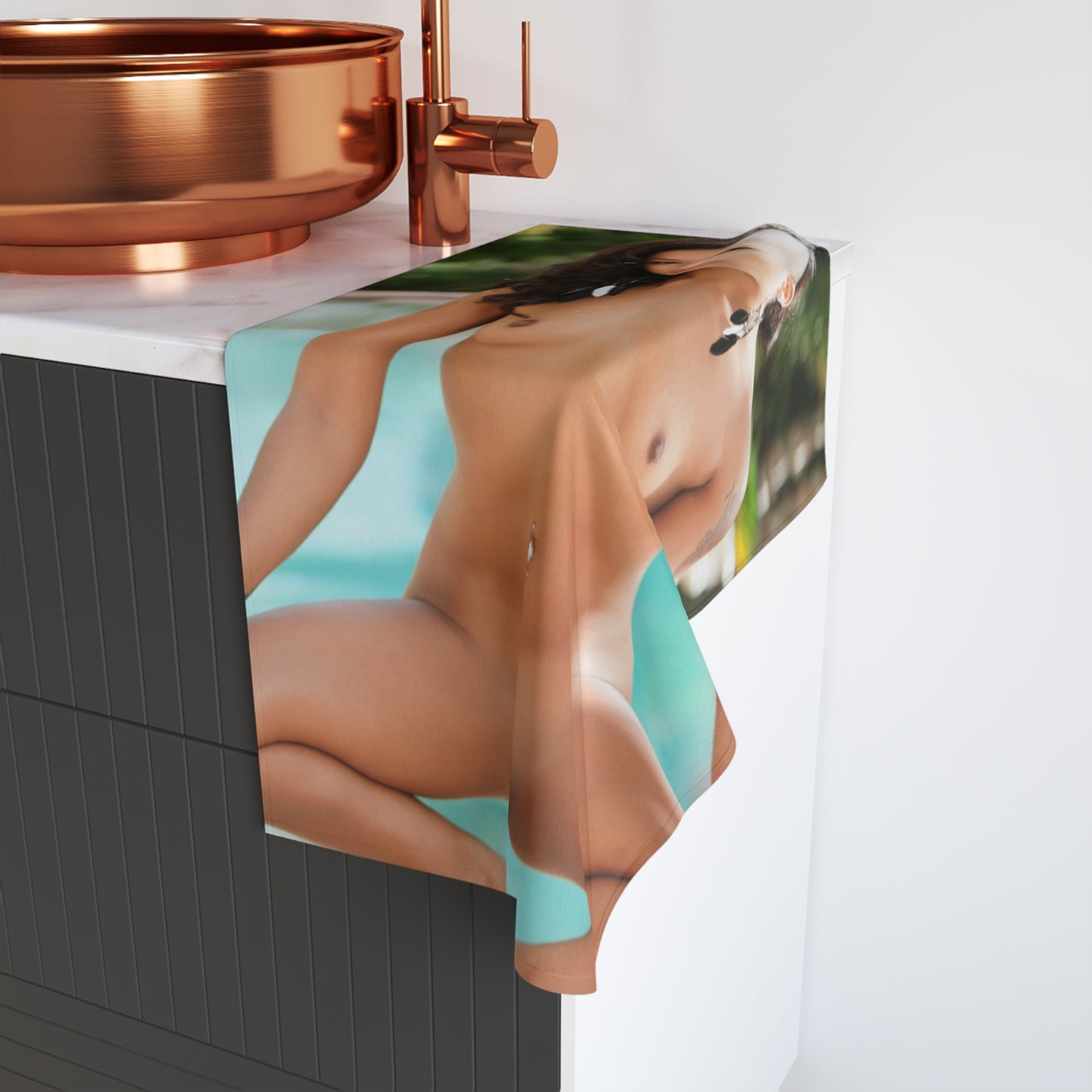 Hand Towel Penthouse Pet July 2014 Skin Diamond