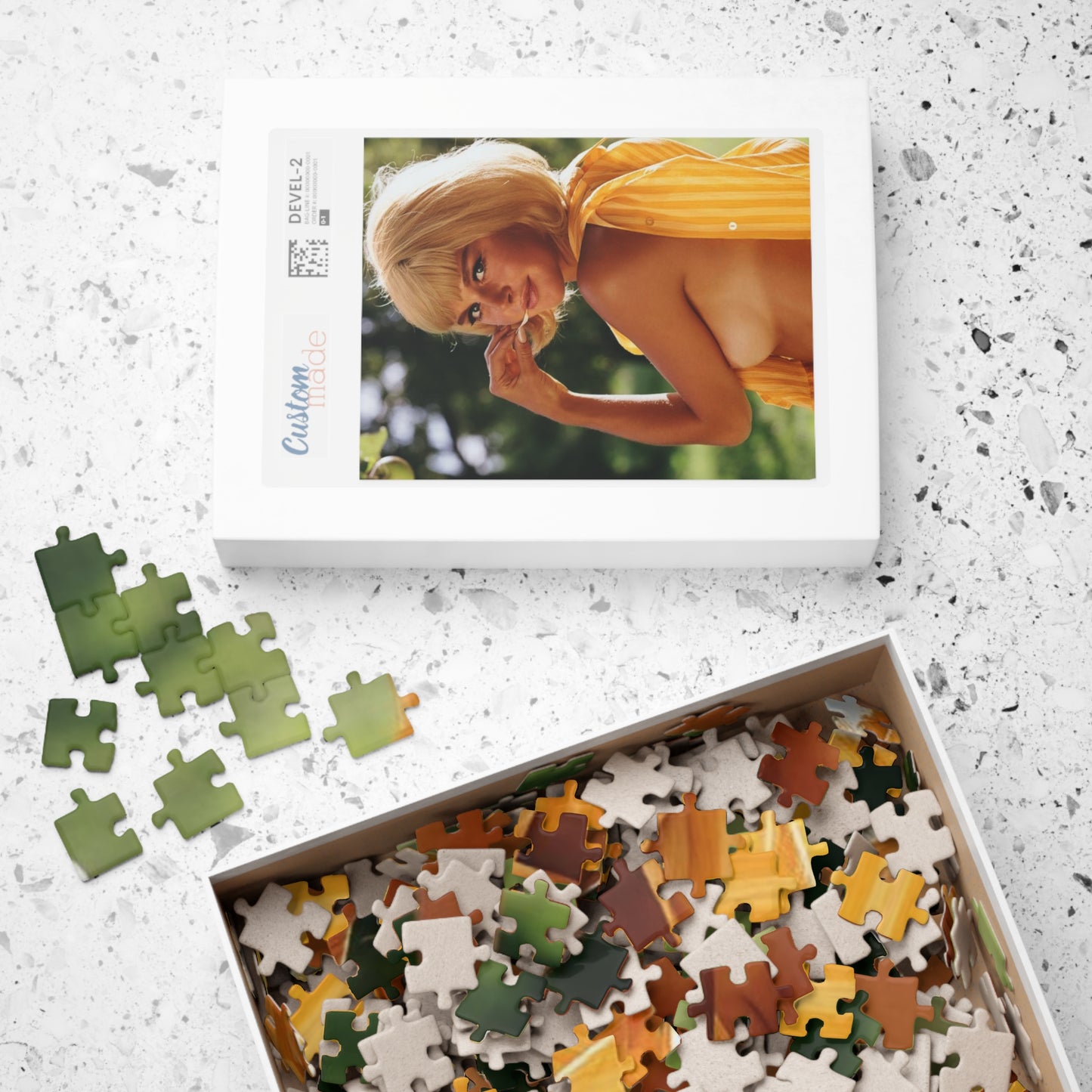 Puzzle (110, 252, 500, 1014-piece) Playboy Playmate June 1968 Britt Fredriksen