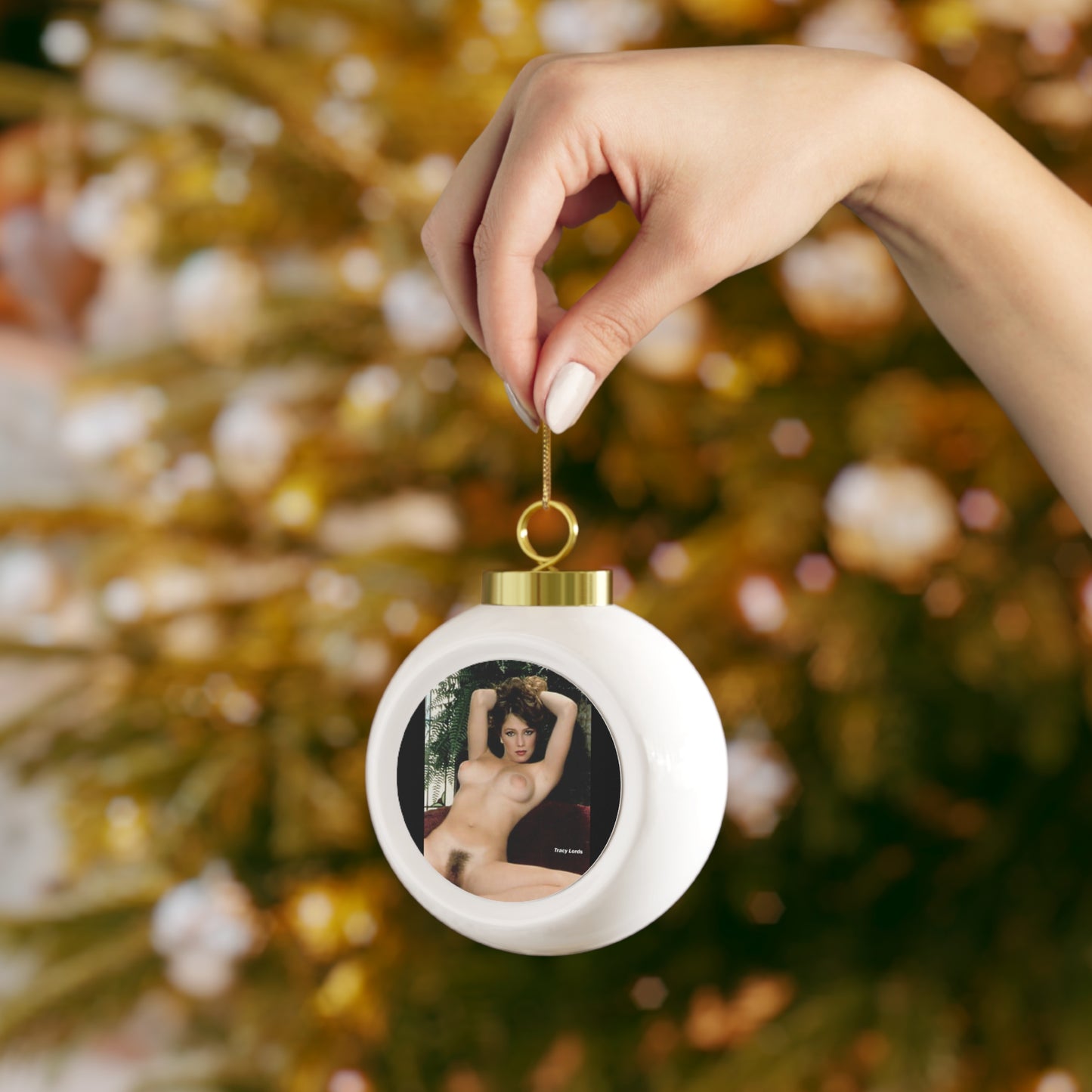 Christmas Ball Ornament Traci Lords Nude
