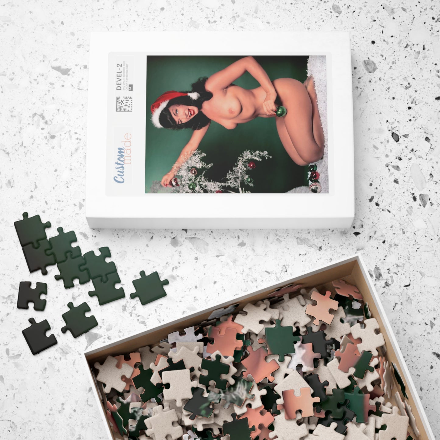 Puzzle (110, 252, 500, 1014-piece) Playboy Playmate December 1955 Bettie Page