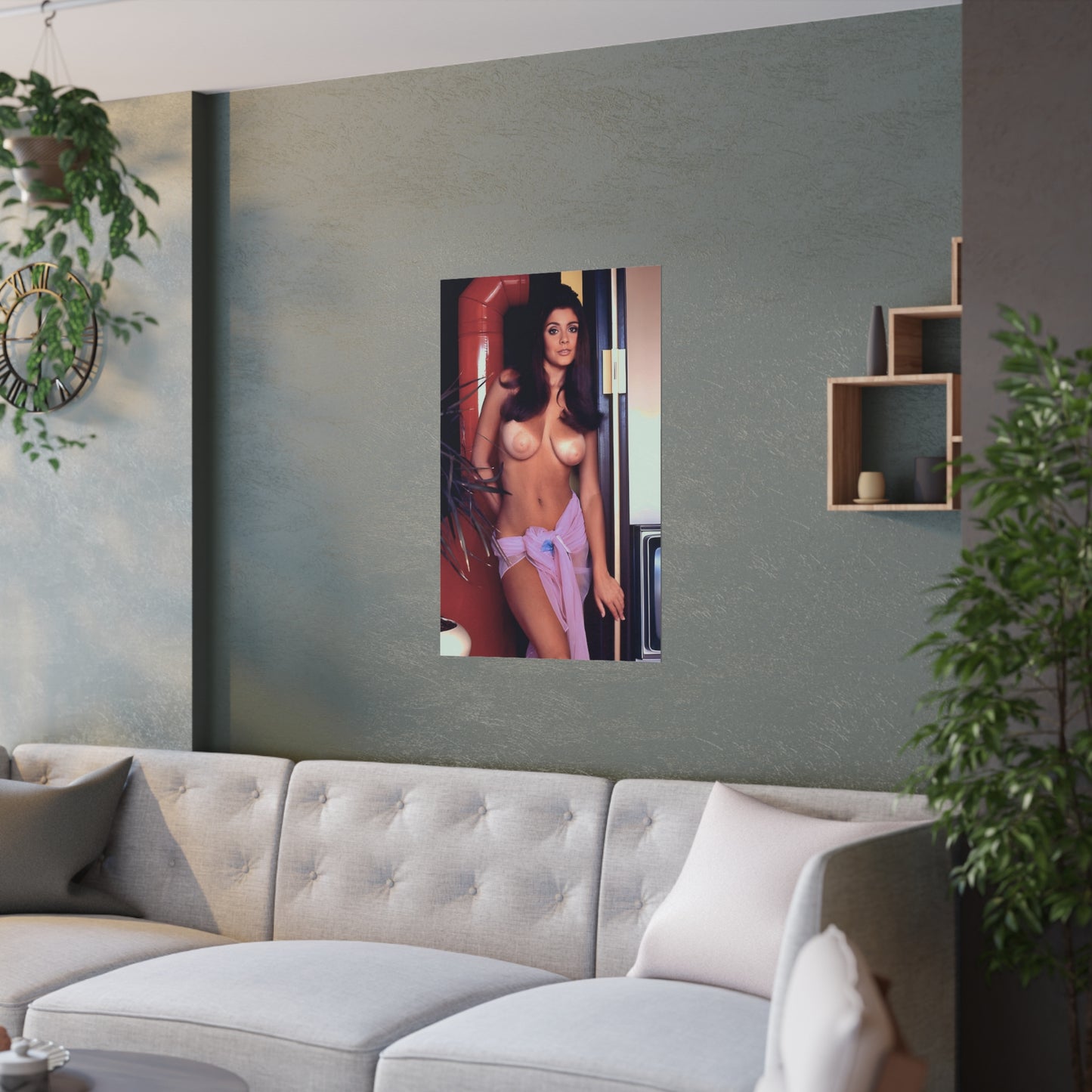 Satin Posters (210gsm) Playboy Playmate Cynthia Myers nude