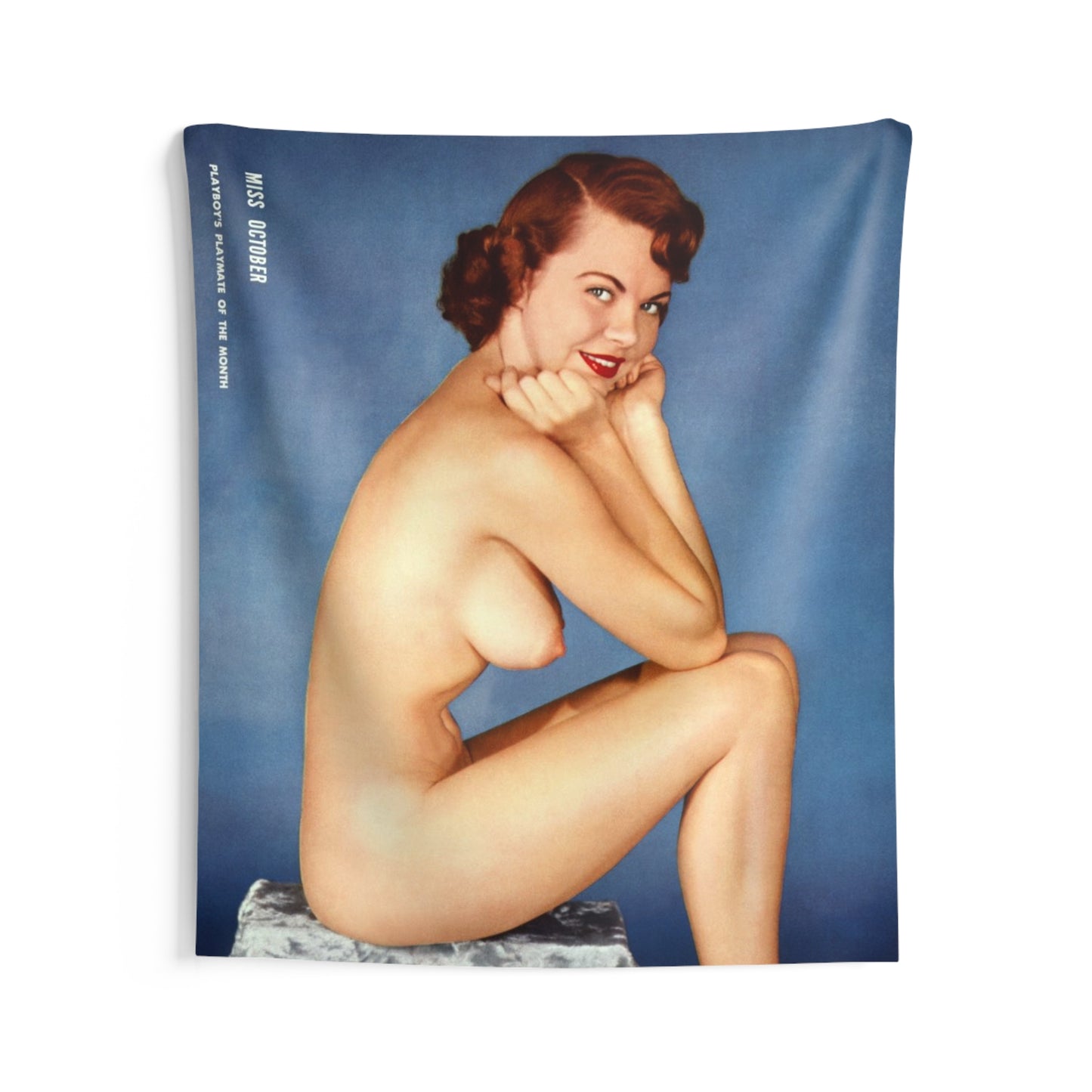 Indoor Wall Tapestries Playboy Playmate October 1954 Madeline Castle