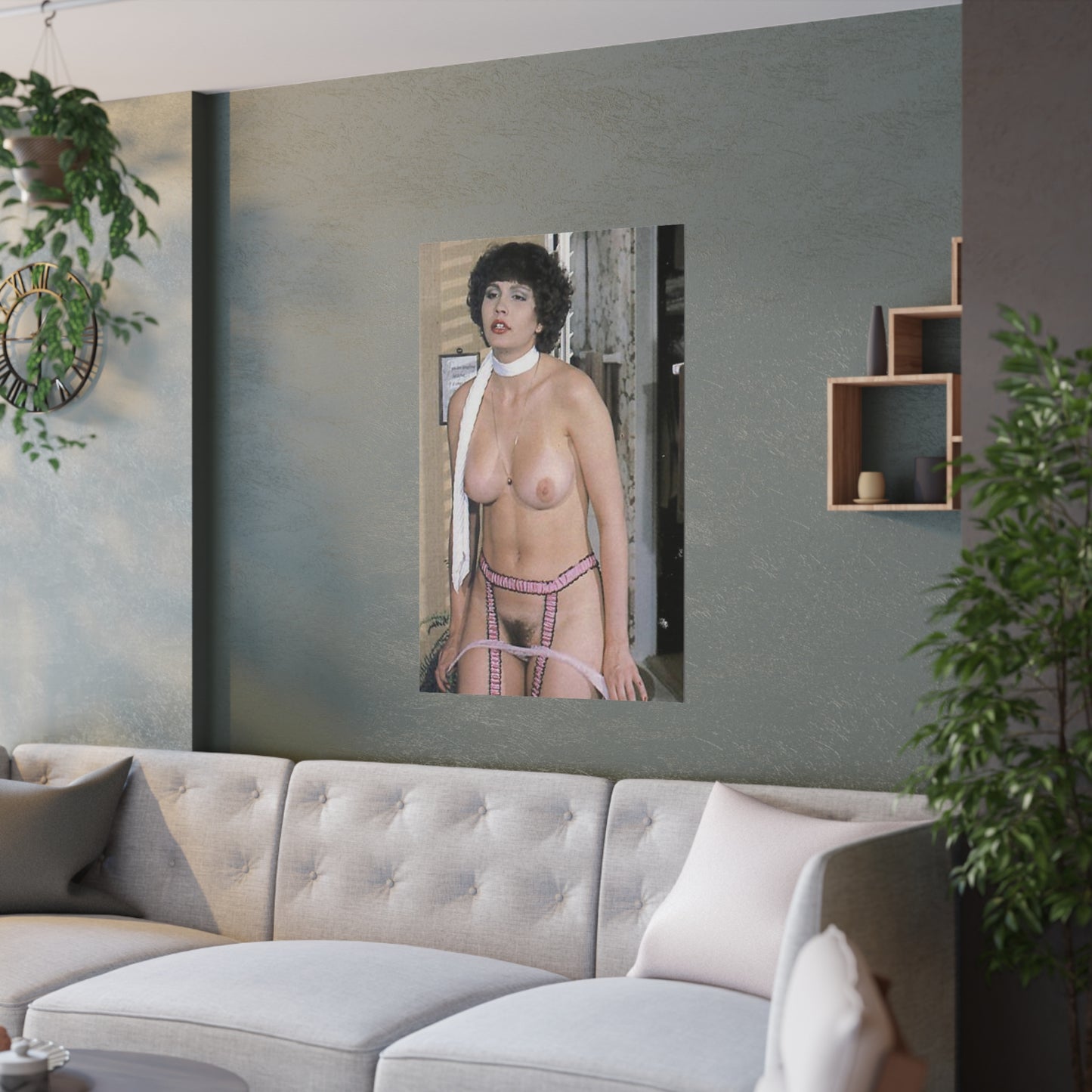 Satin Posters (210gsm) Retro Porn Star Desiree Cousteau