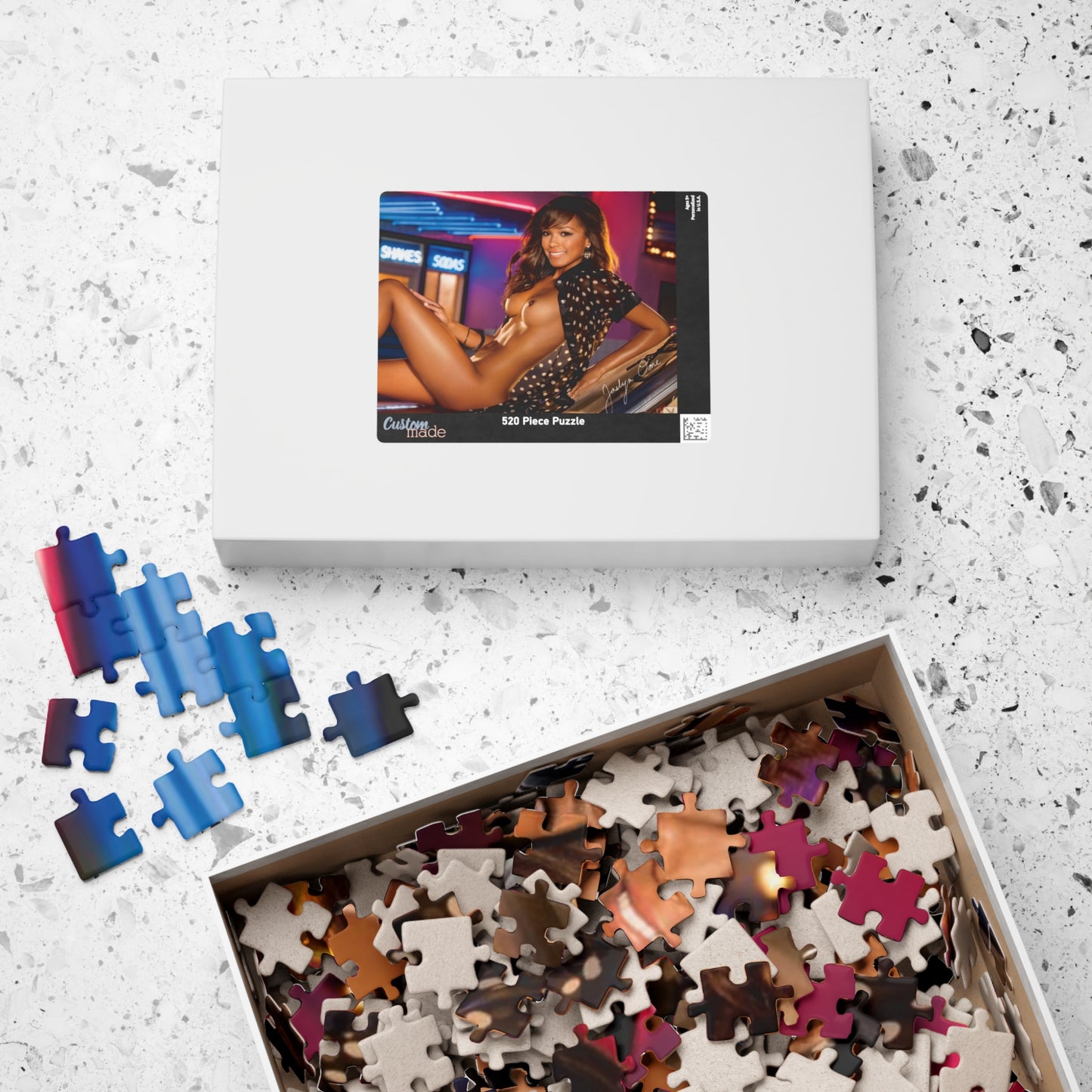Puzzle (110, 252, 500, 1014-piece) Playmate April 2013 Jaslyn Ome