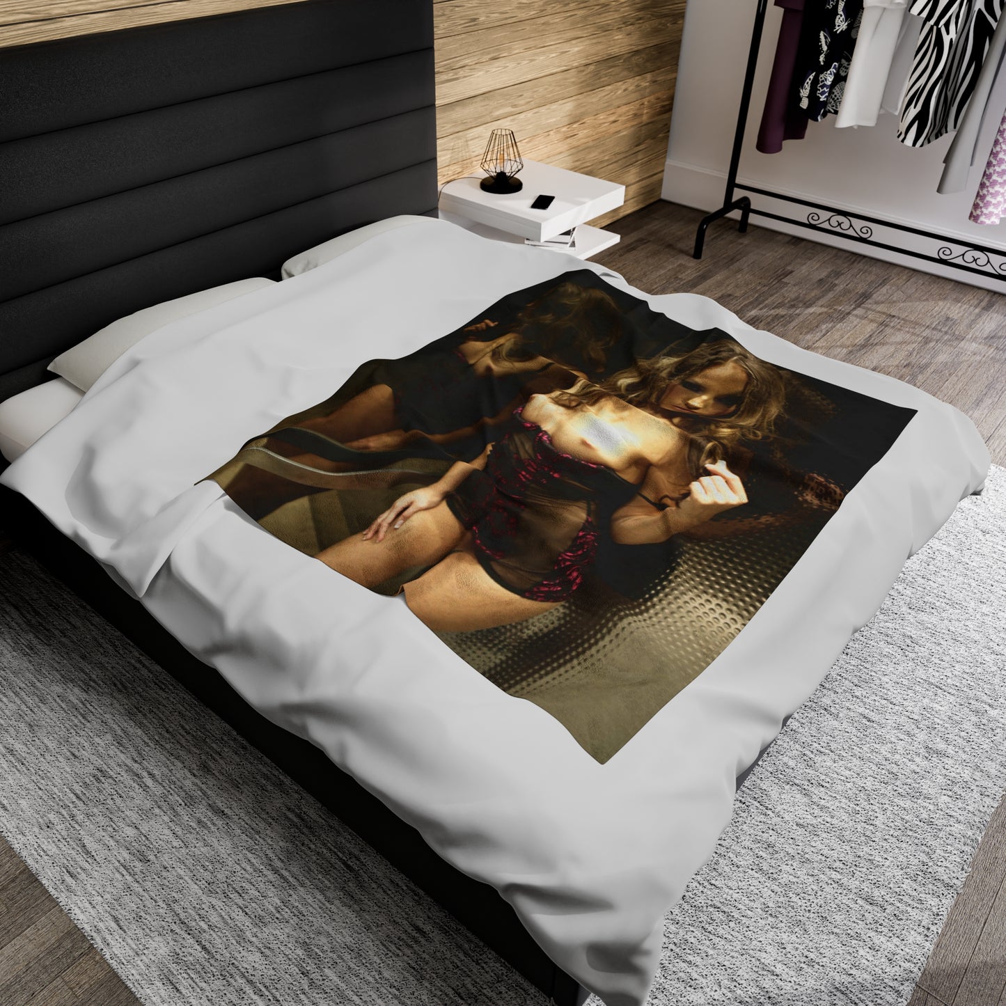 Velveteen Plush Blanket Pornstar Jenna Haze Nude