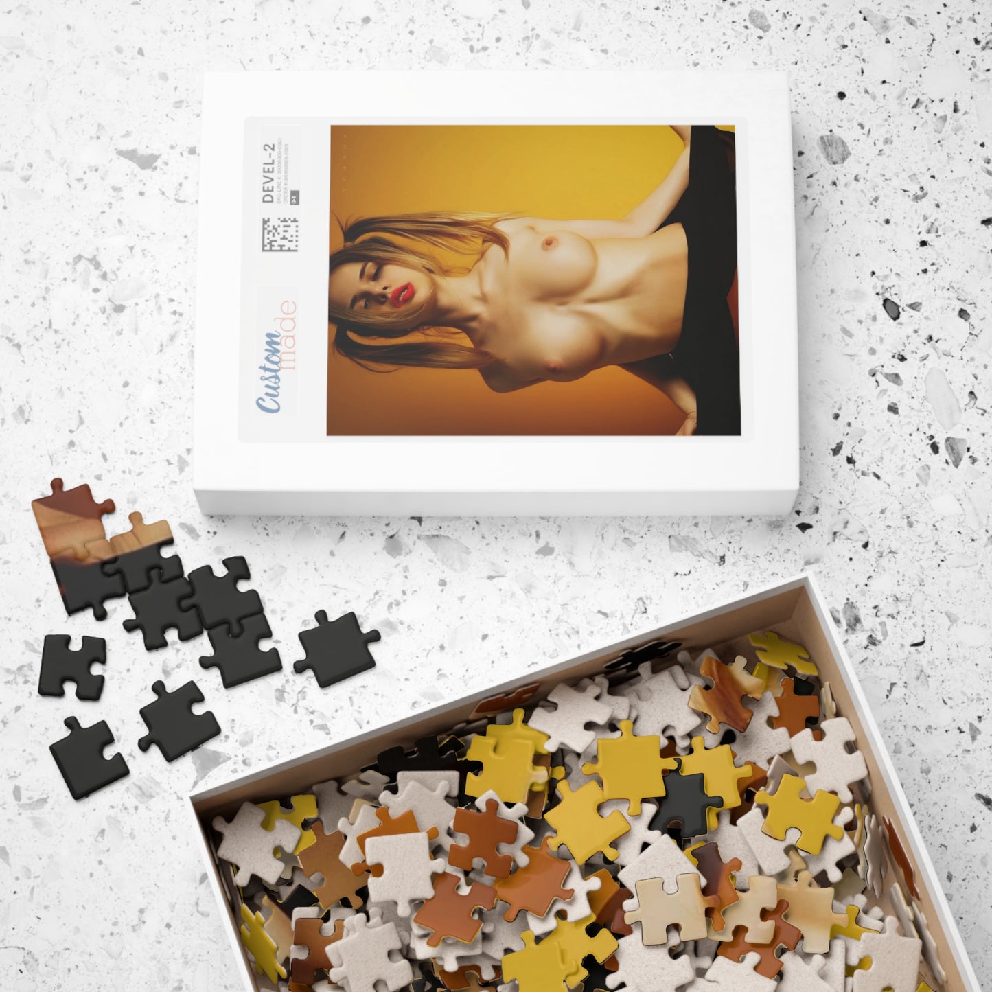 Puzzle (110, 252, 520, 1014-piece) Sexy Pigtails Nude