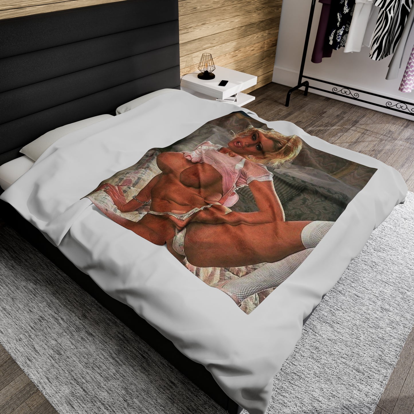 Velveteen Plush Blanket Pornstar Jenna Jameson Nude