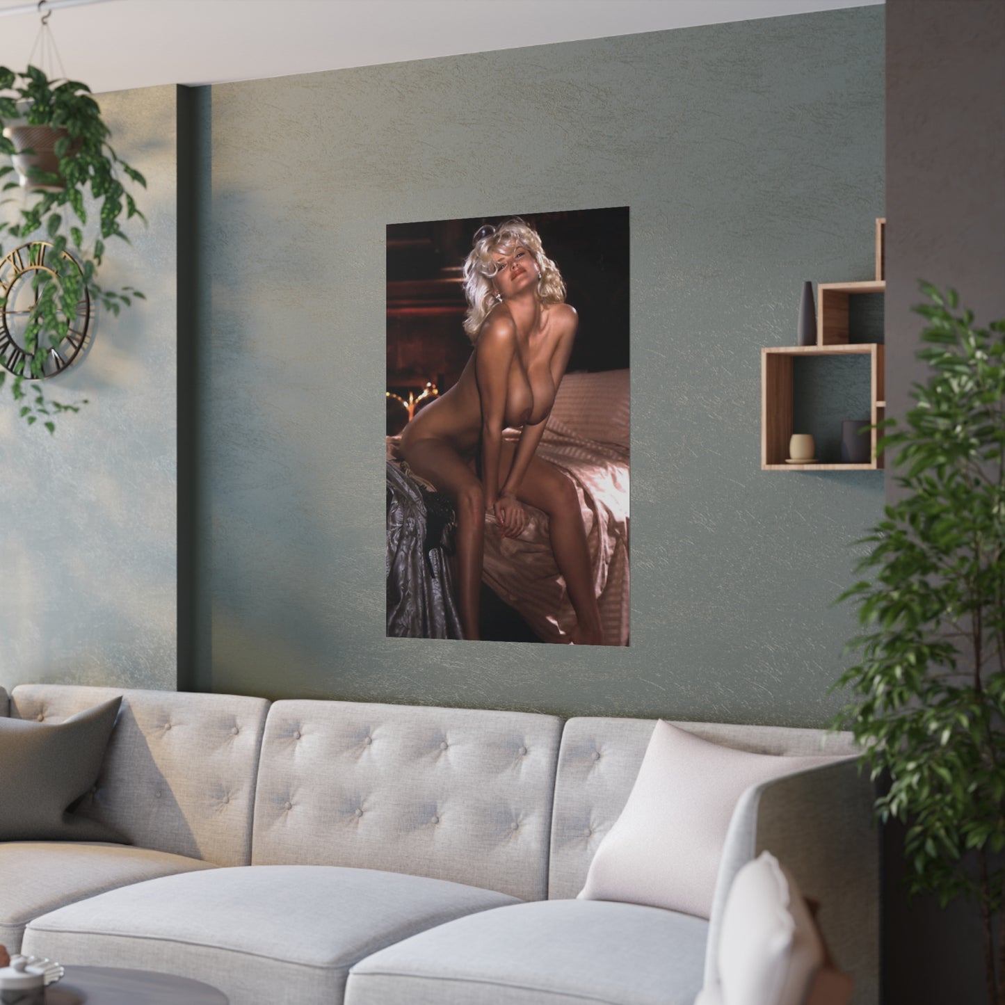 Satin Posters (210gsm) Anna Nicole Smith Nude
