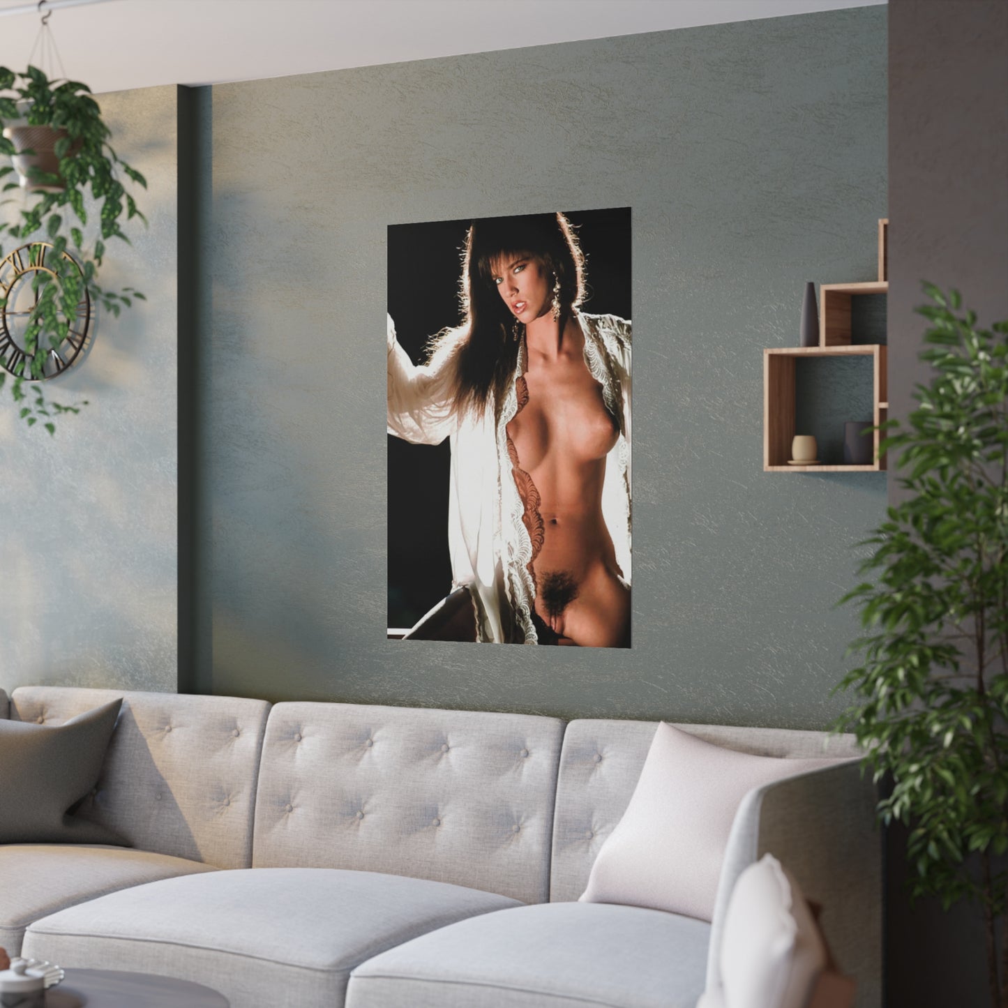 Satin Posters (210gsm) Pornstar Racquel Darrian Nude