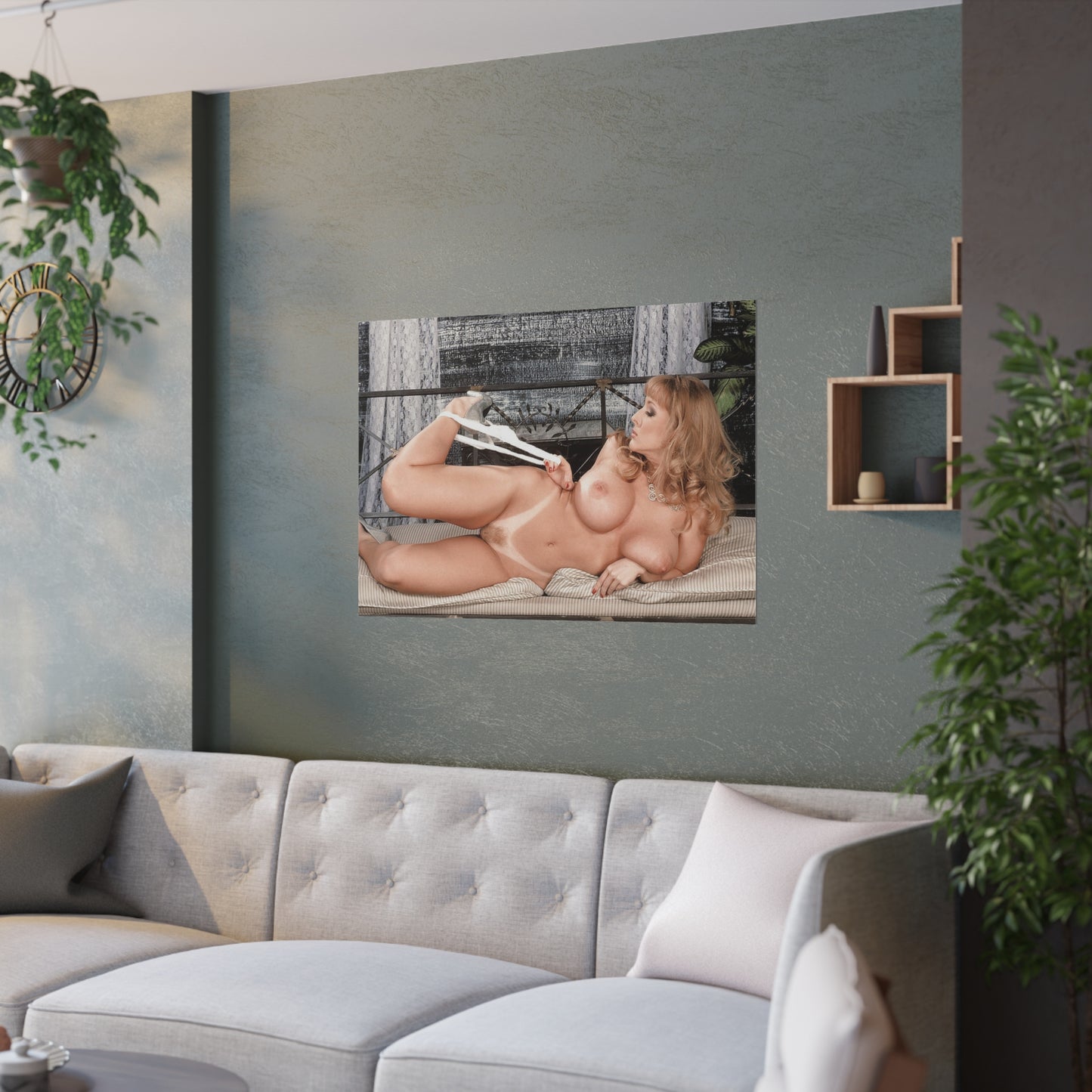 Satin Posters (210gsm) Retro Adult Star Danni Ashe Nude