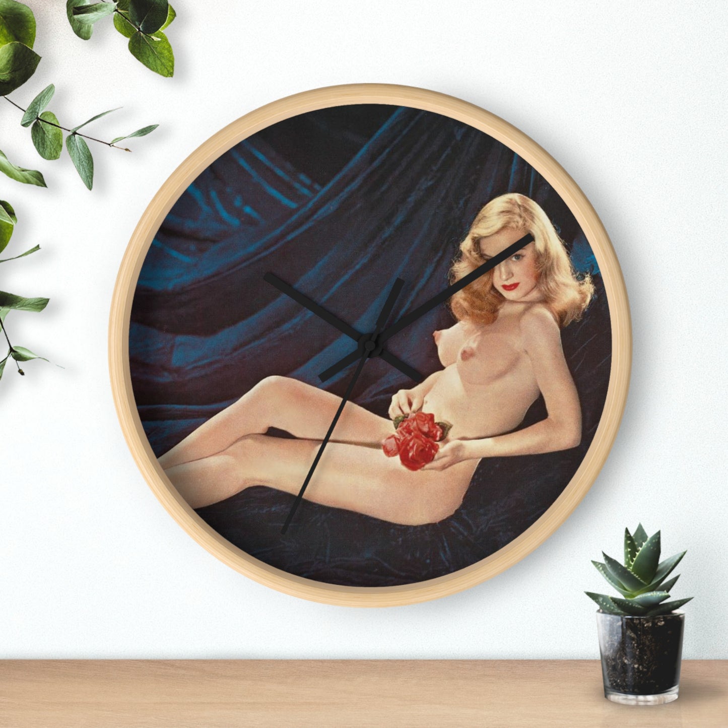 Wall Clock Playboy Playmate April 1954 Marilyn Waltz