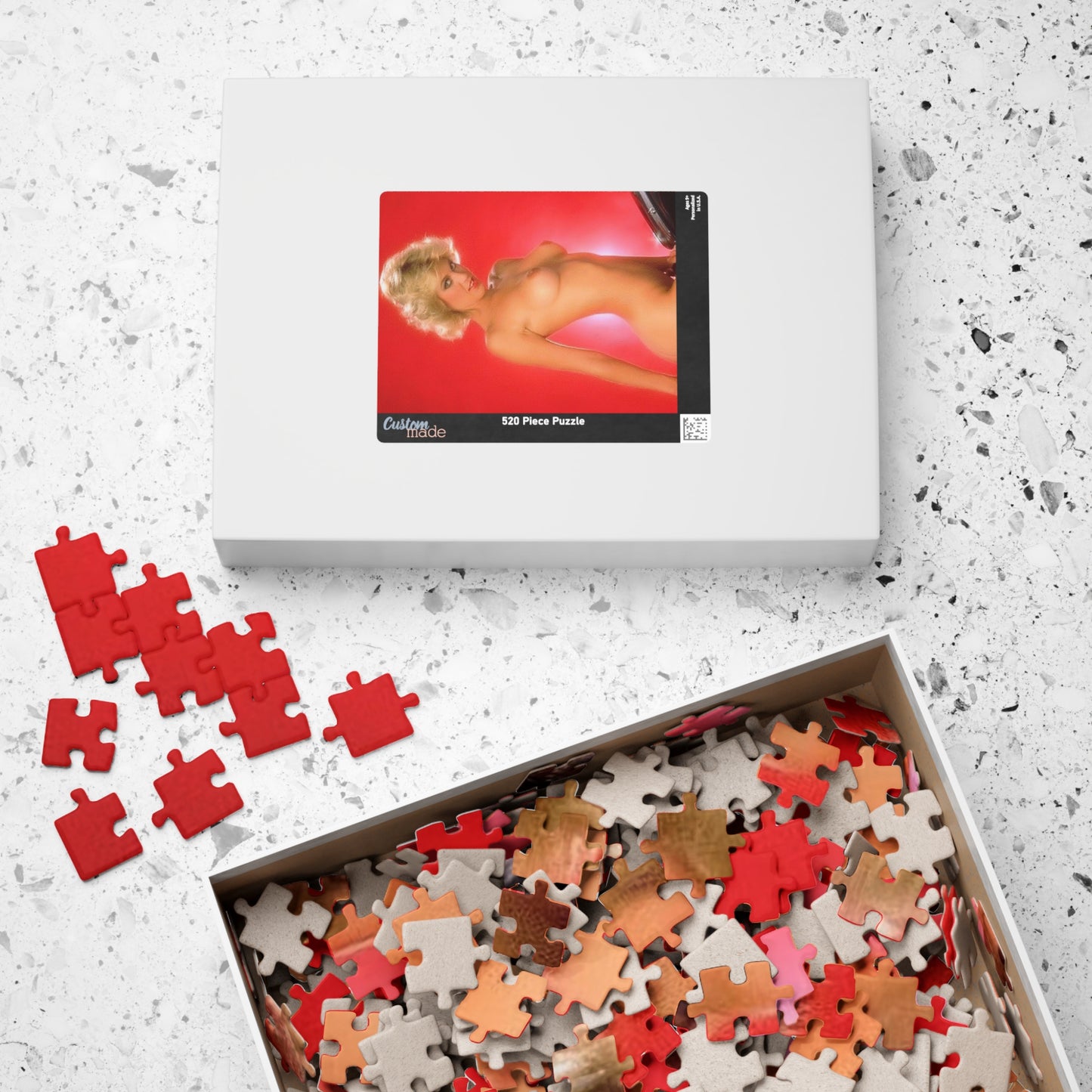 Puzzle (110, 252, 500, 1014-piece) Retro 1980s Porn Star Amber Lynn