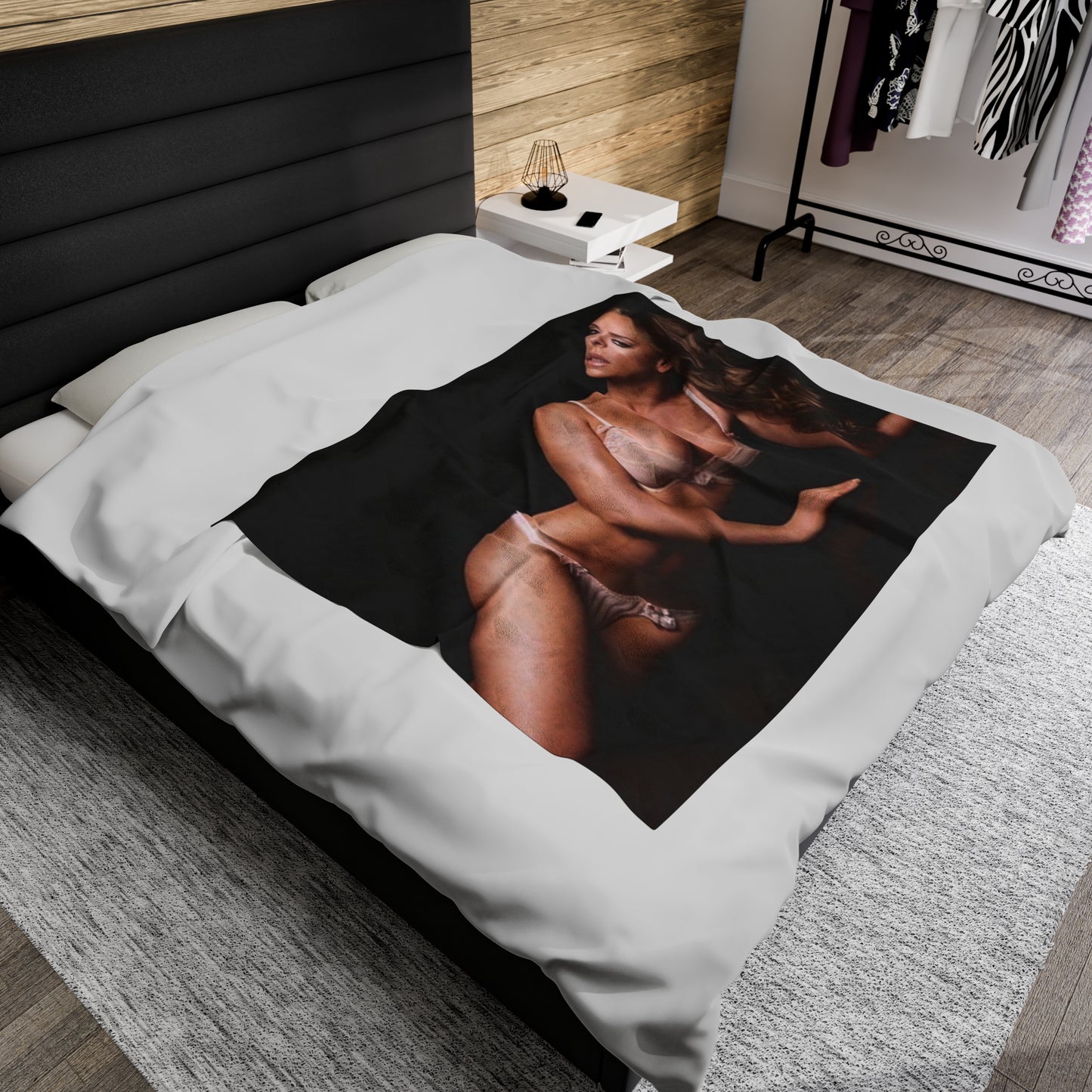 Velveteen Plush Blanket Jennifer Love Hewitt