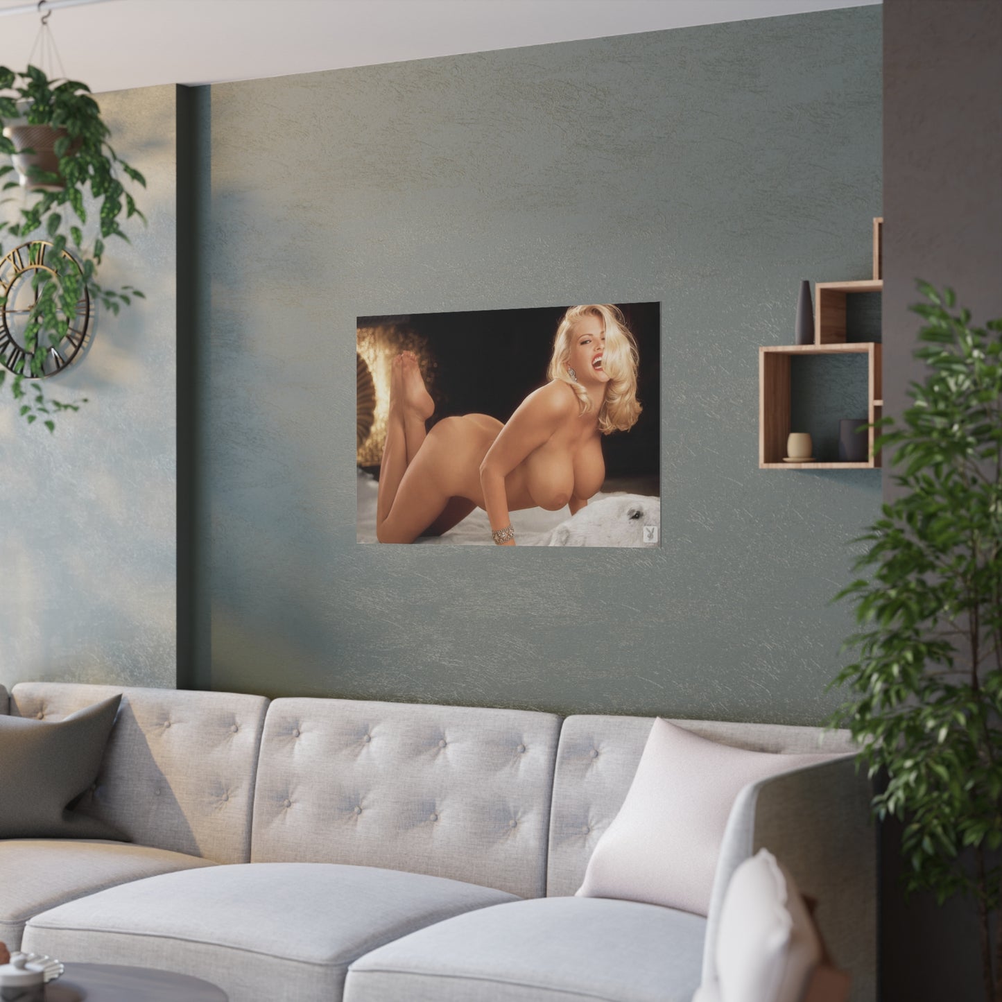 Satin Posters (210gsm) Anna Nicole Smith Nude