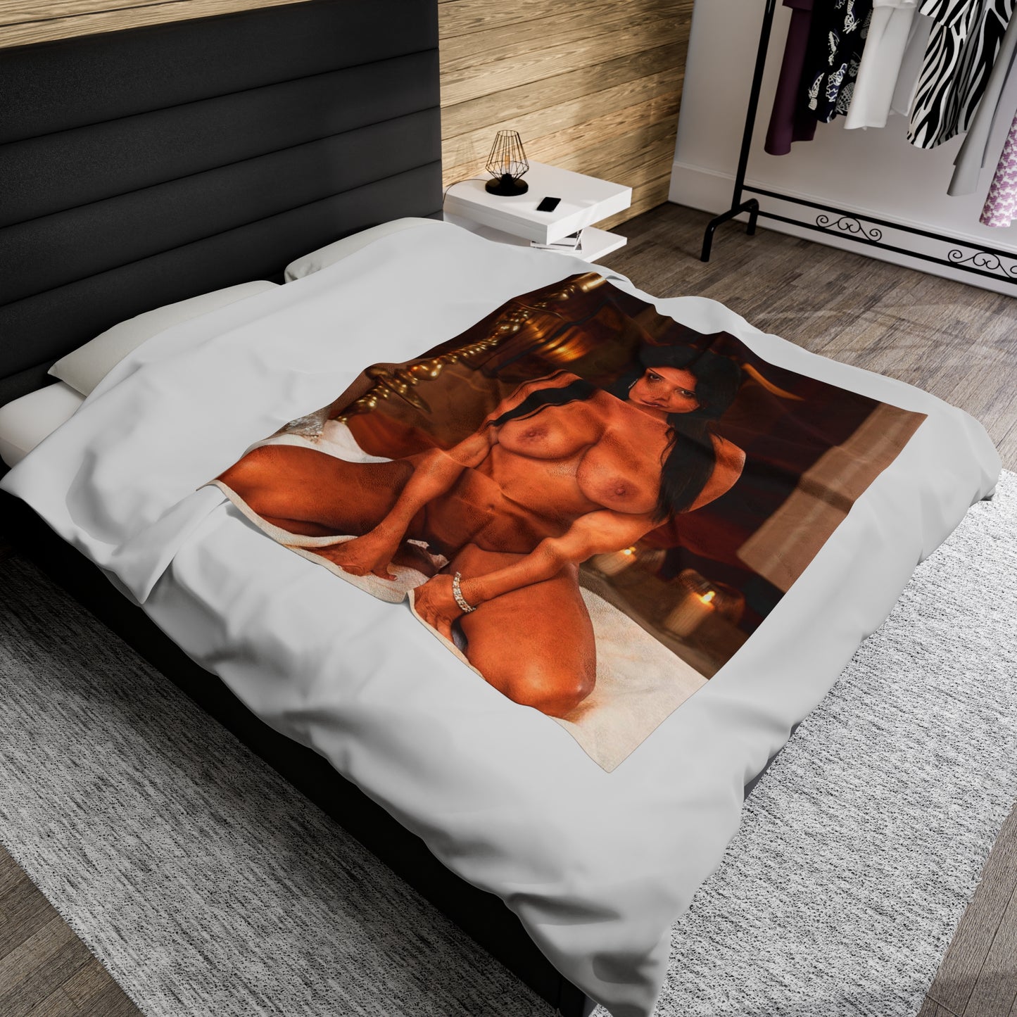 Velveteen Plush Blanket Pornstar Anissa Kate Nude