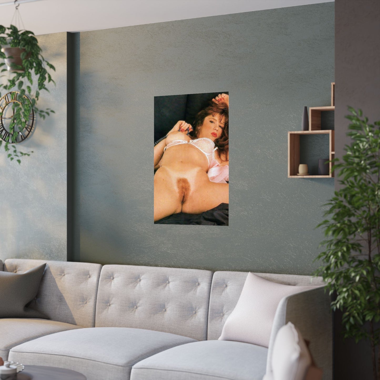 Satin Art Poster - Sensual Retro Photograph