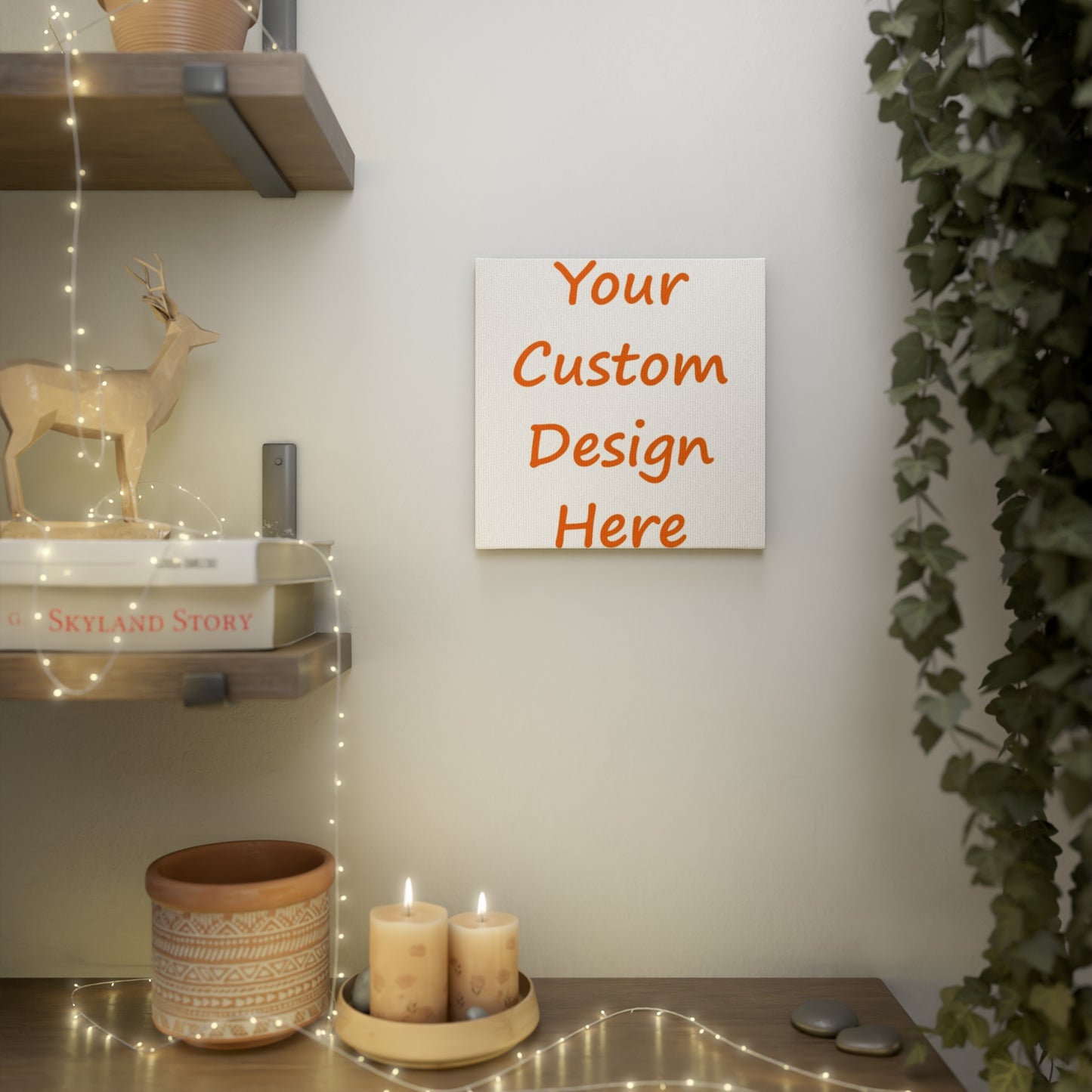 Canvas Photo Tile Custom Purchase & Message Artwork! No Limits!