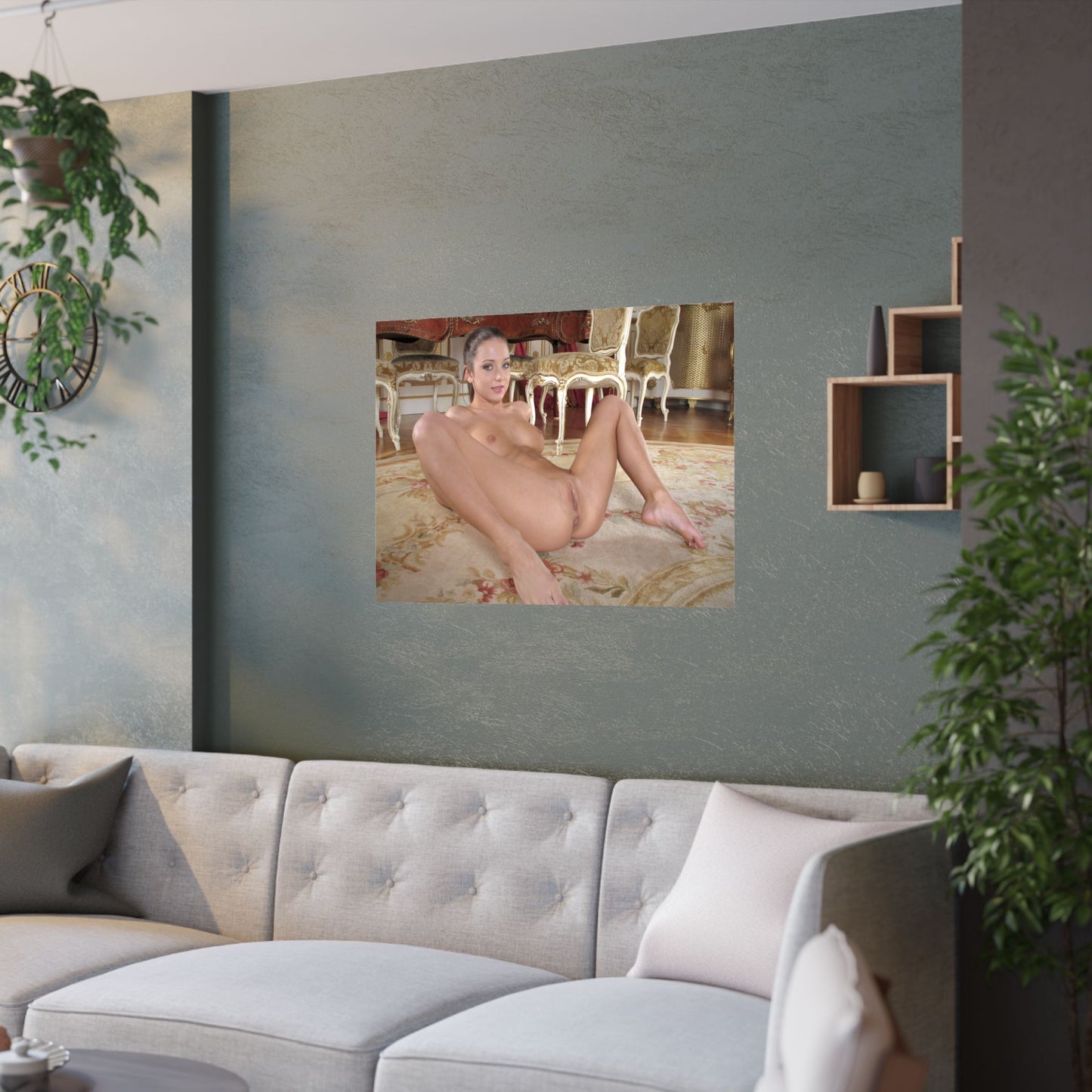 Satin Posters (210gsm) Foxy Di Nude