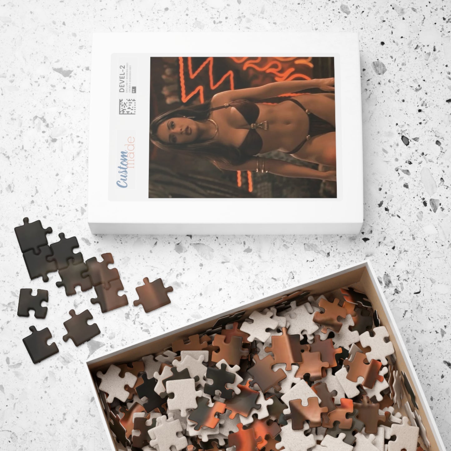 Puzzle (110, 252, 520, 1014-piece) Salma Hayek Dusk til Dawn