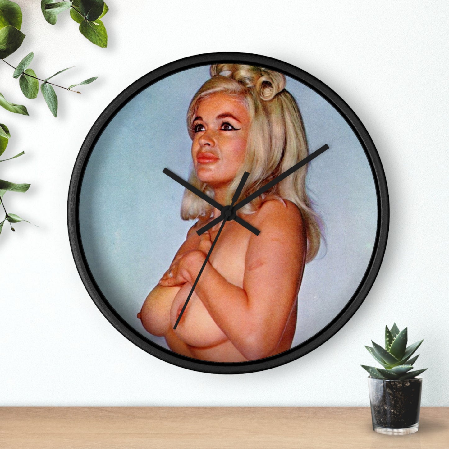 Wall Clock Jayne Mansfield Nude