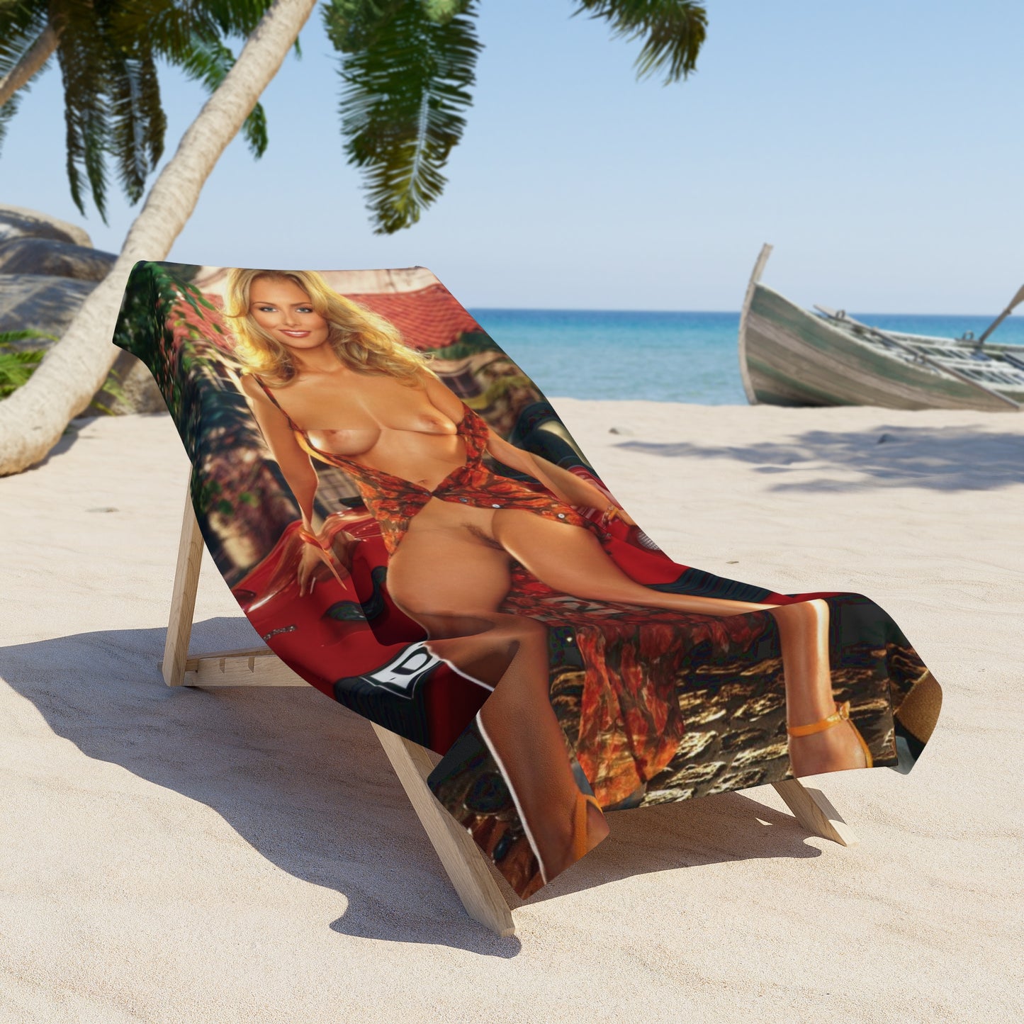 Beach Towel Playboy Playmate July 2003 Marketa Janska