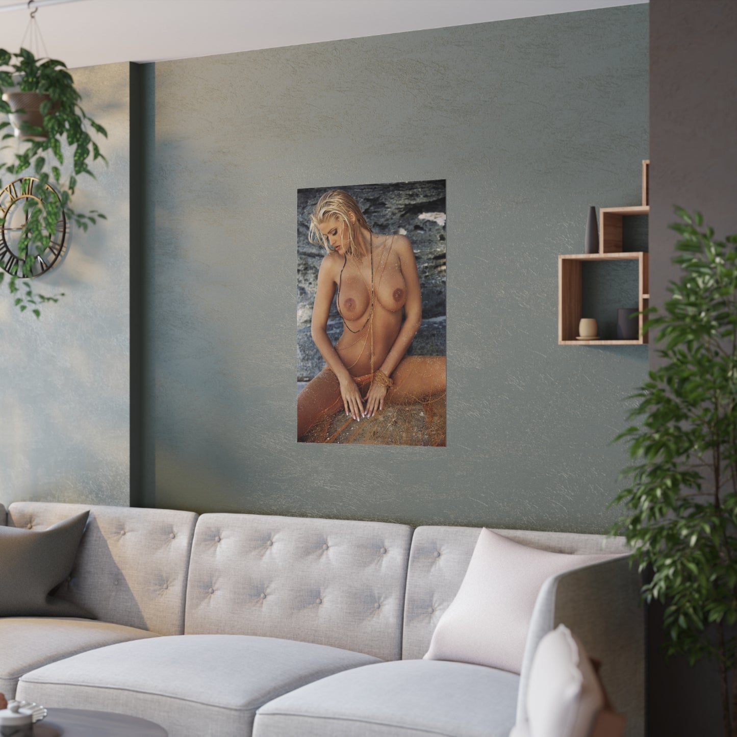 Satin Posters (210gsm) Anna Nicole Smith Nude