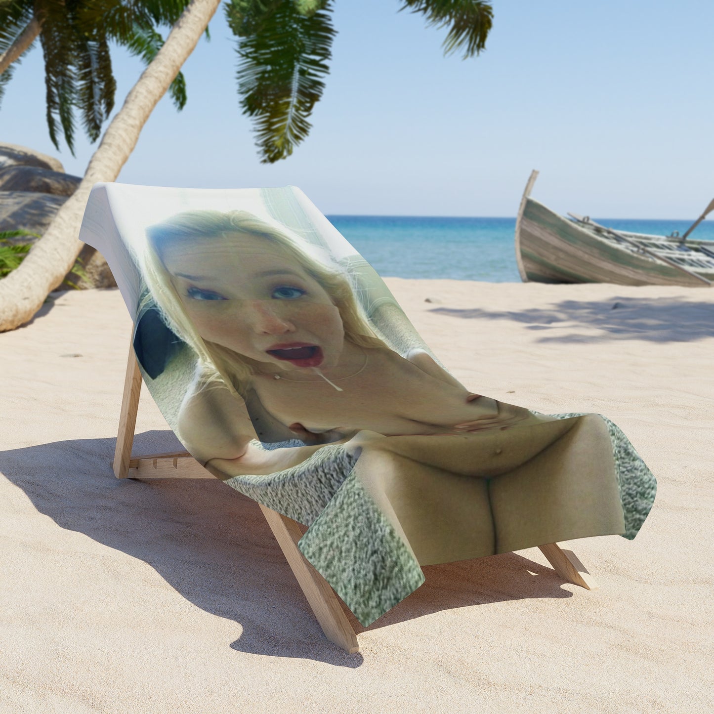 Beach Towel Target Practice Nude