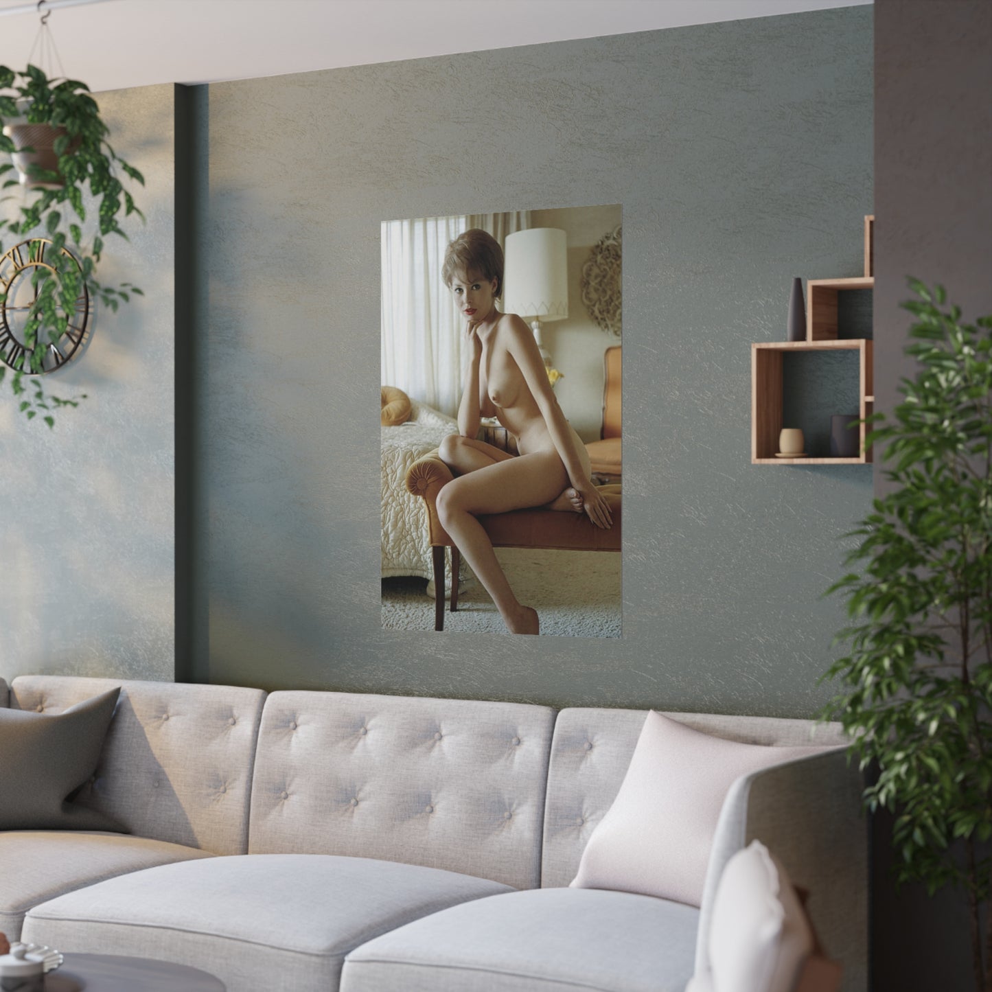 Satin Posters (210gsm) Playmate 1961 Karen Thompson Nude