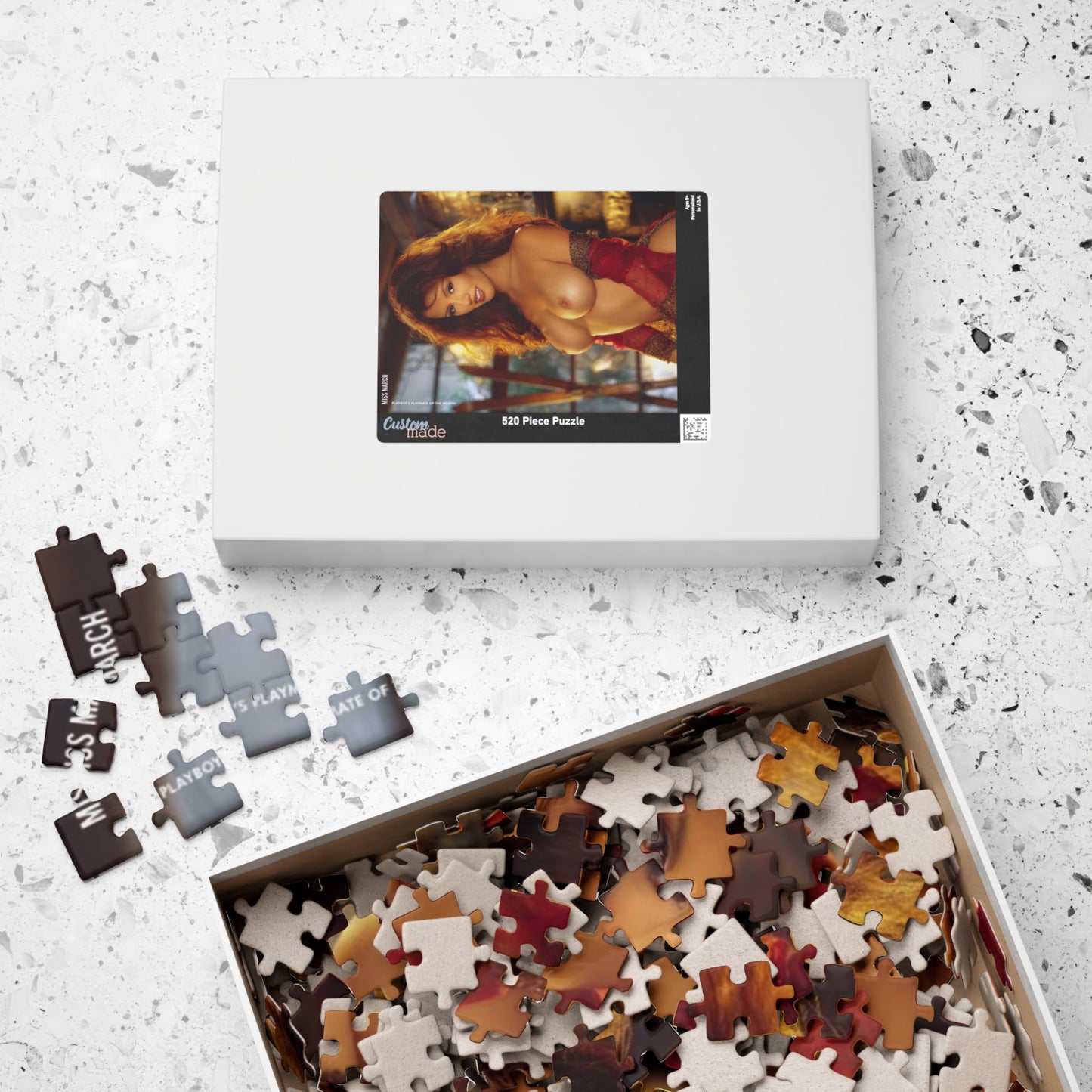 Puzzle (110, 252, 520, 1014-piece) Playboy Playmate March 2003 Pennelope Jimenez