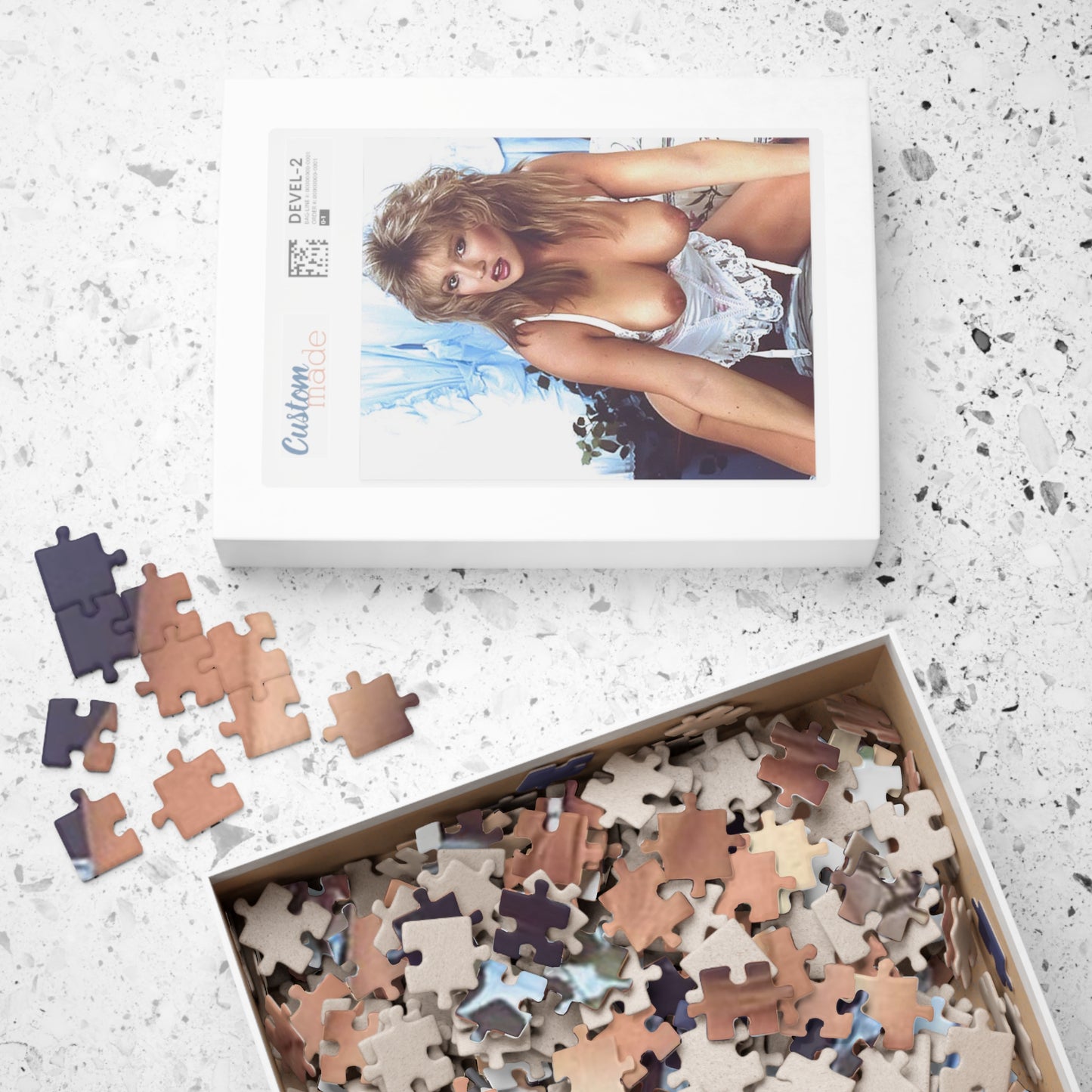 Puzzle (110, 252, 500, 1014-piece) Retro Pornstar Taija Rae Nude