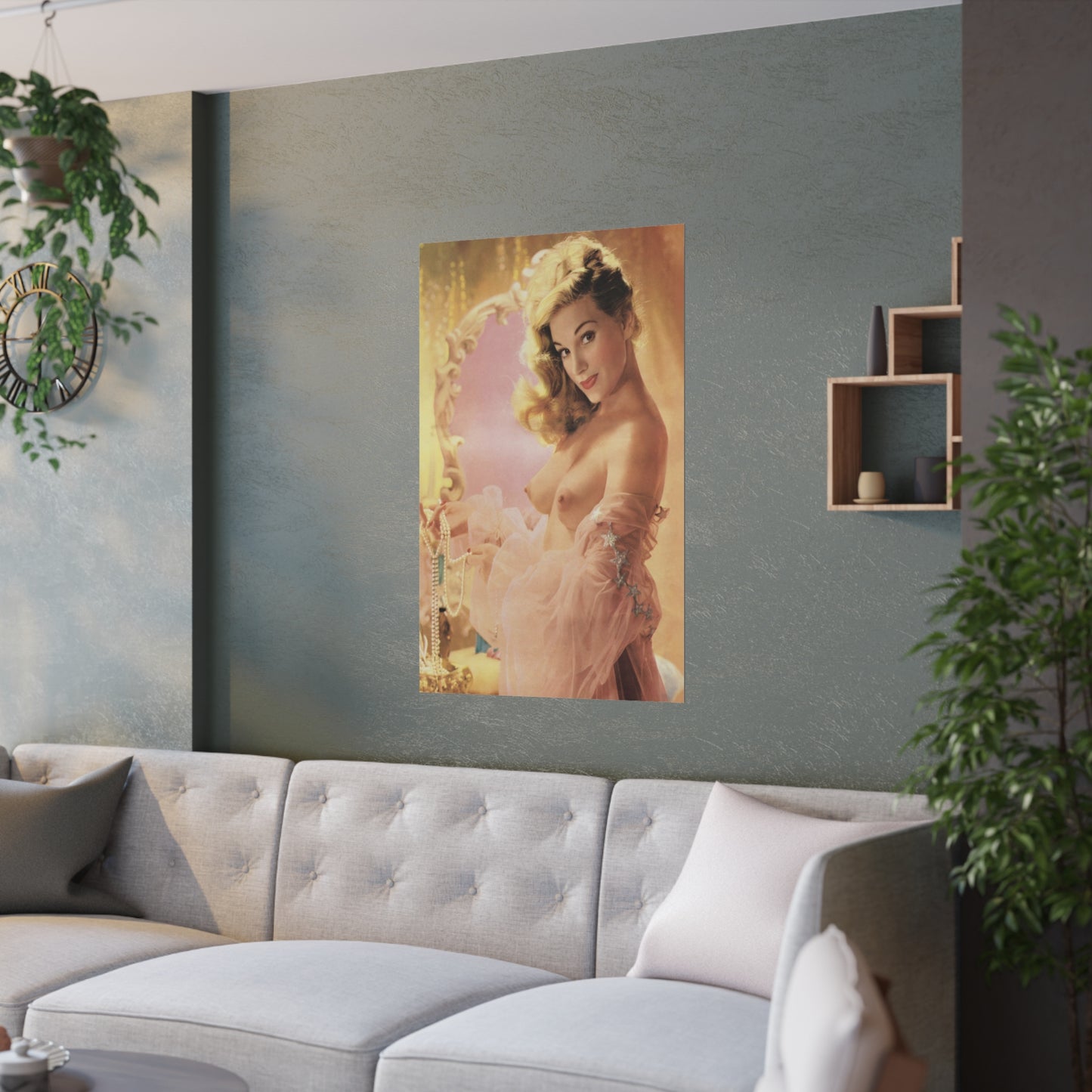 Satin Posters (210gsm) Playmate 1955 Marilyn Waltz Nude