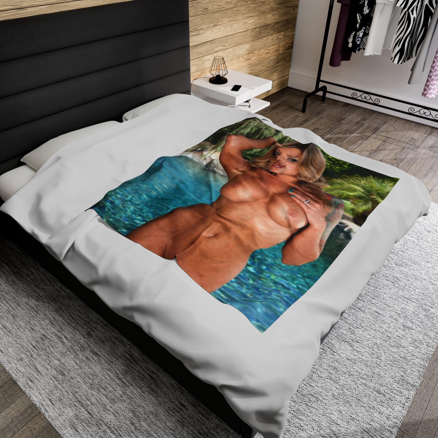 Velveteen Plush Blanket Pornstar Teagan Presley Nude