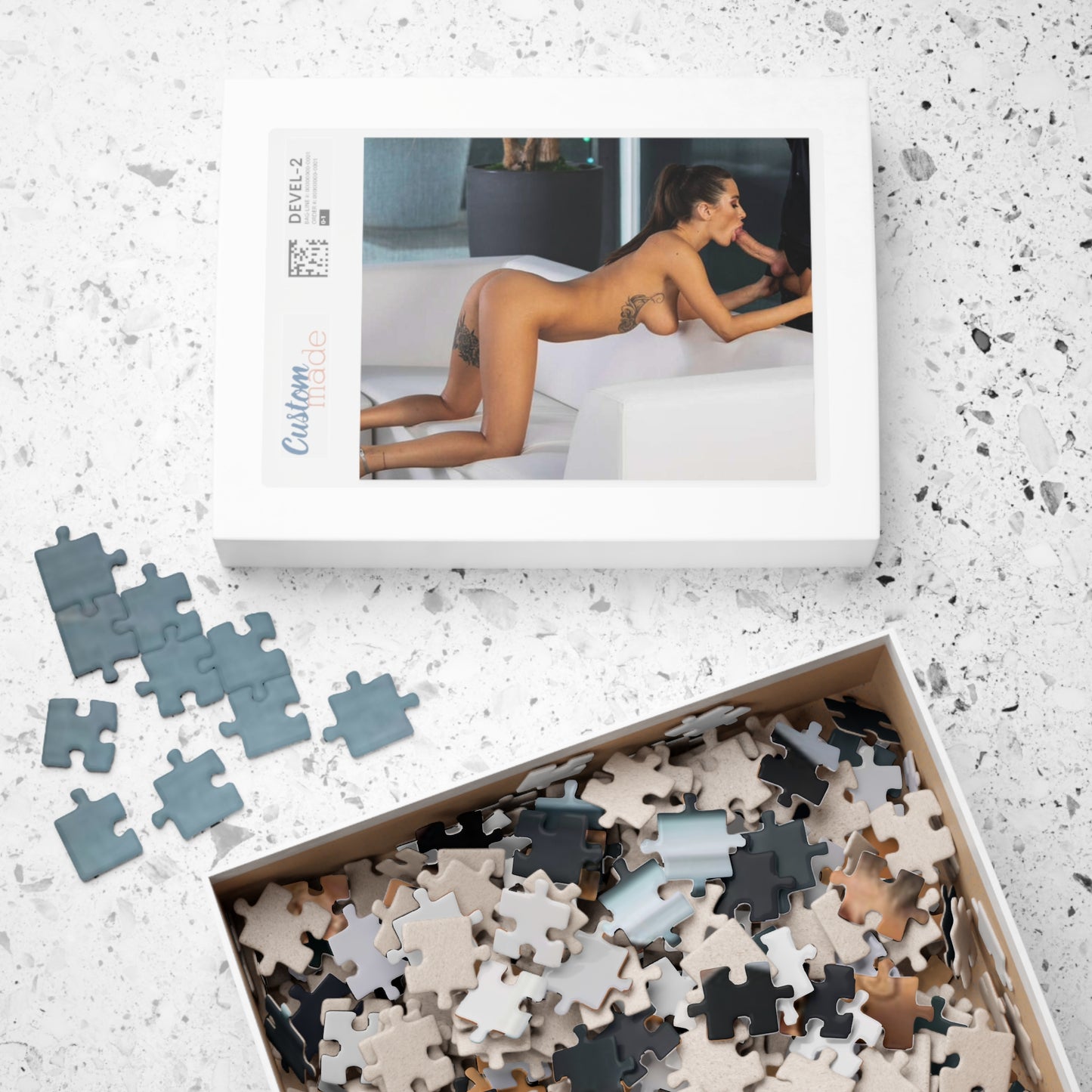 Puzzle (110, 252, 520, 1014-piece) Natural Tits Liya Silver