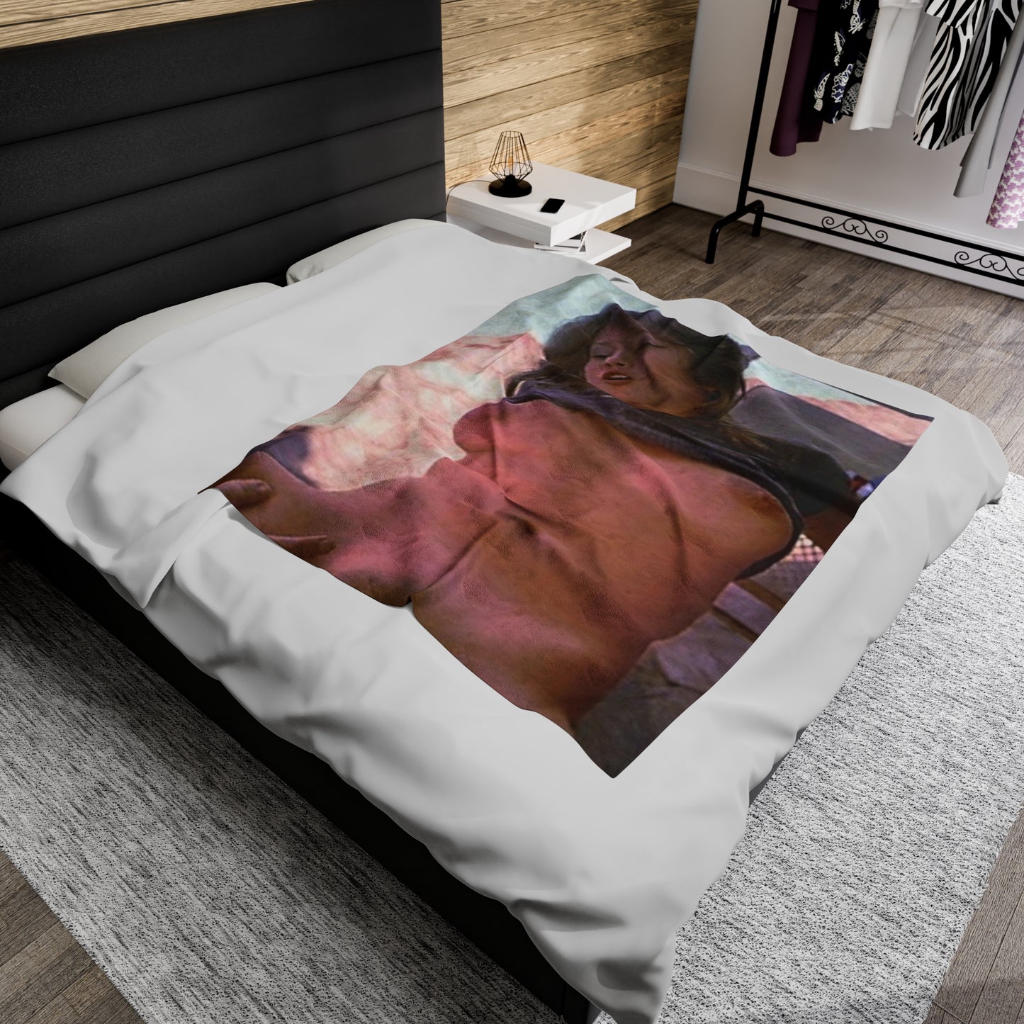 Velveteen Plush Blanket Traci Lords Nude