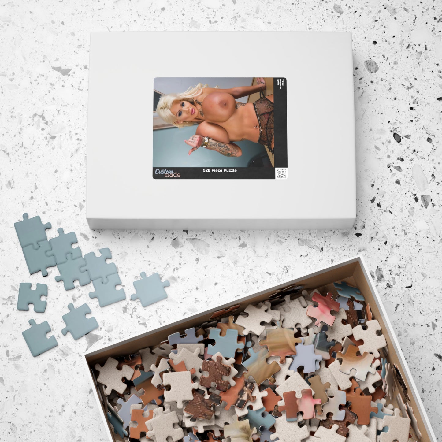 Puzzle (110, 252, 520, 1014-piece) Busty Candy Charms Nude