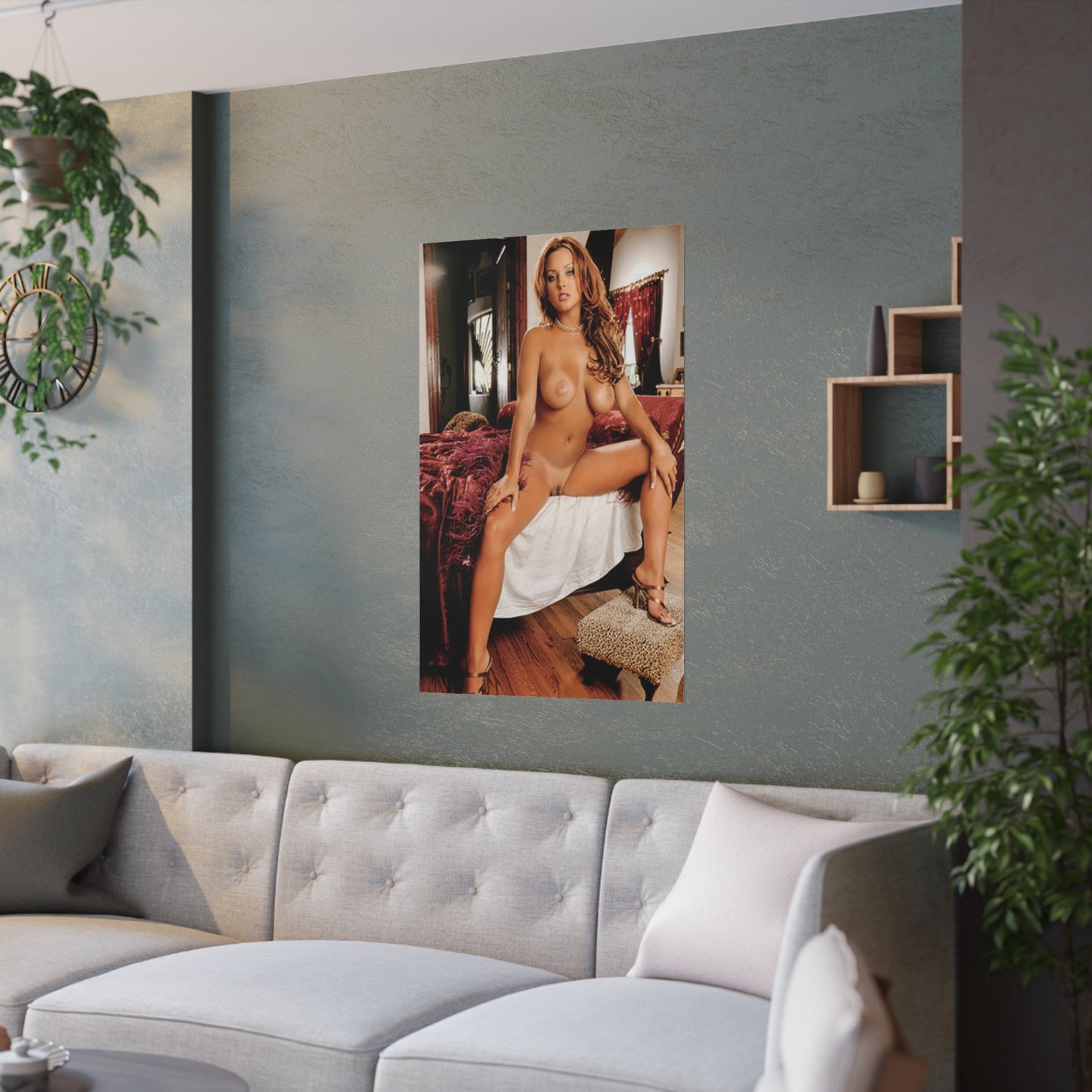Satin Posters (210gsm) Playmate Shannen Stewart Nude #4