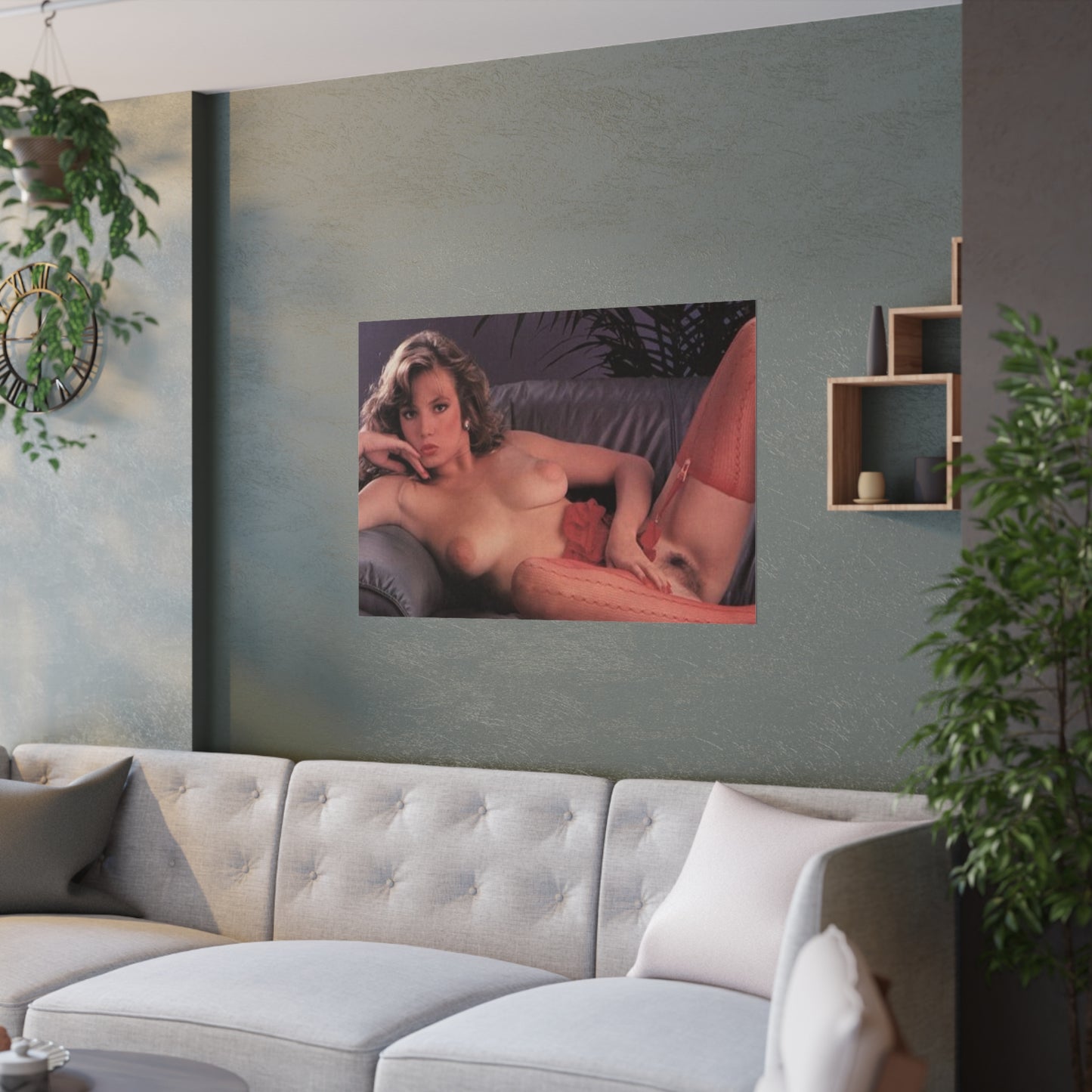 Satin Posters (210gsm) Retro Porn Star 1980s Traci