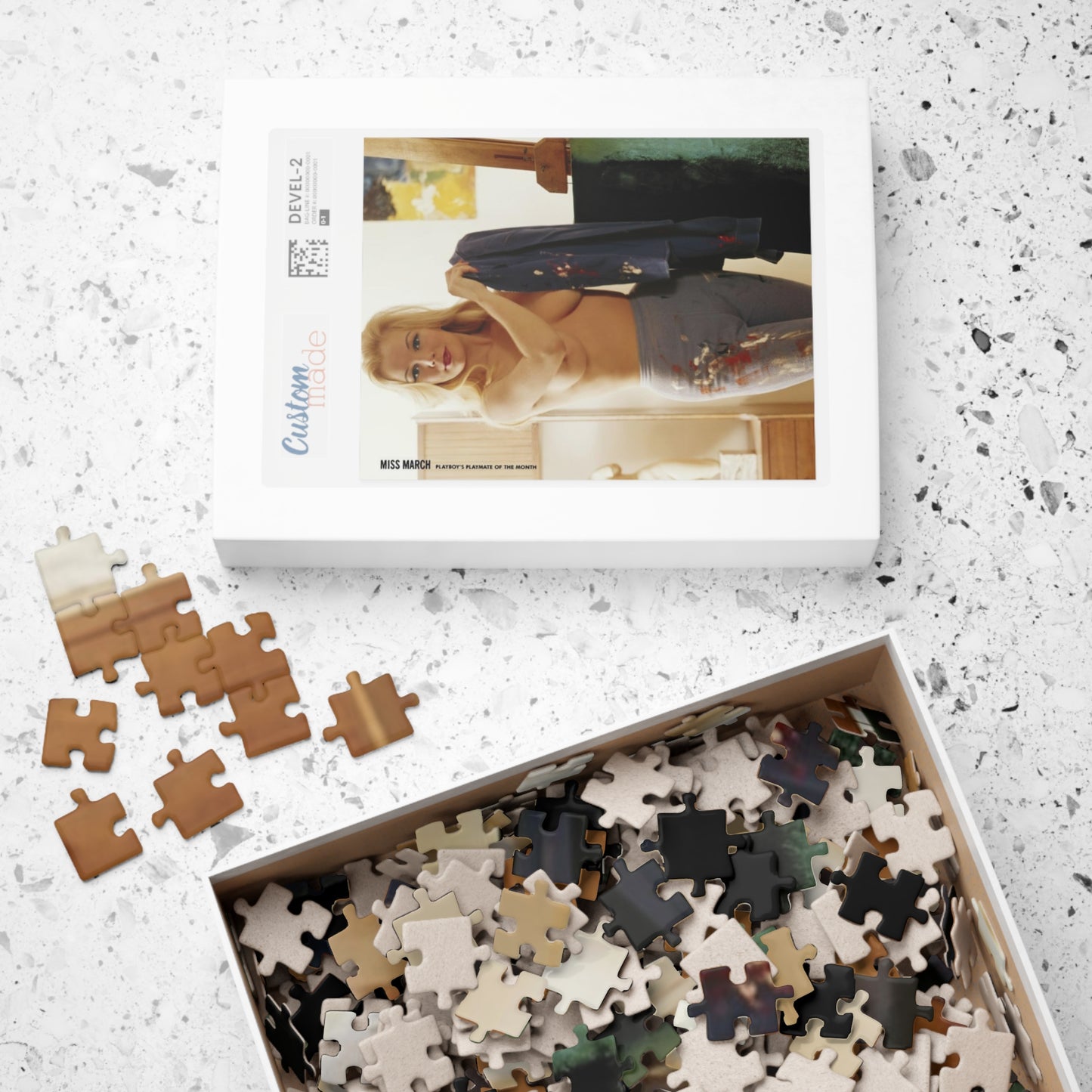 Puzzle (110, 252, 500, 1014-piece) Playboy Playmate March 1960 Sally Sarell