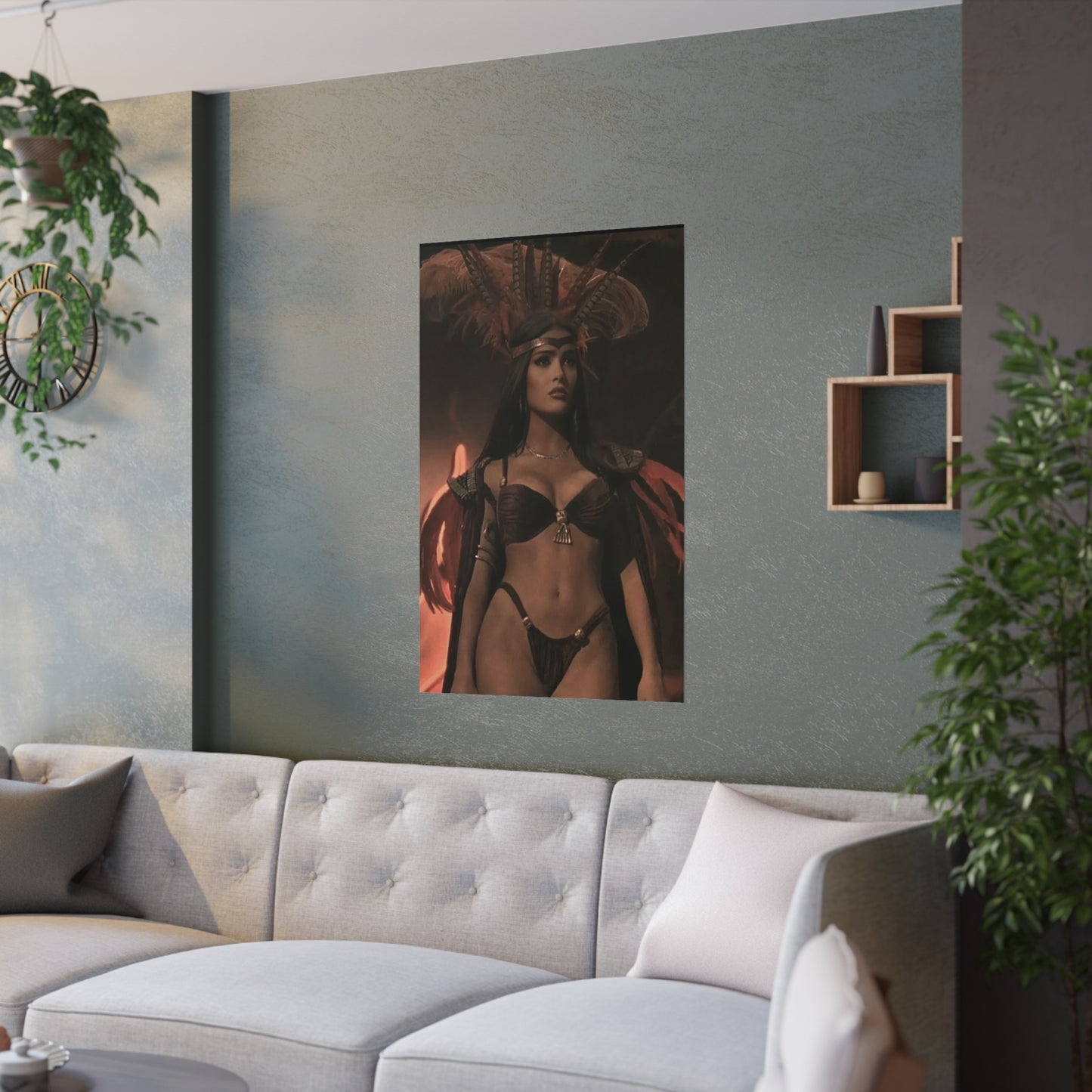 Satin Posters (210gsm) Salma Hayek Dusk til Dawn