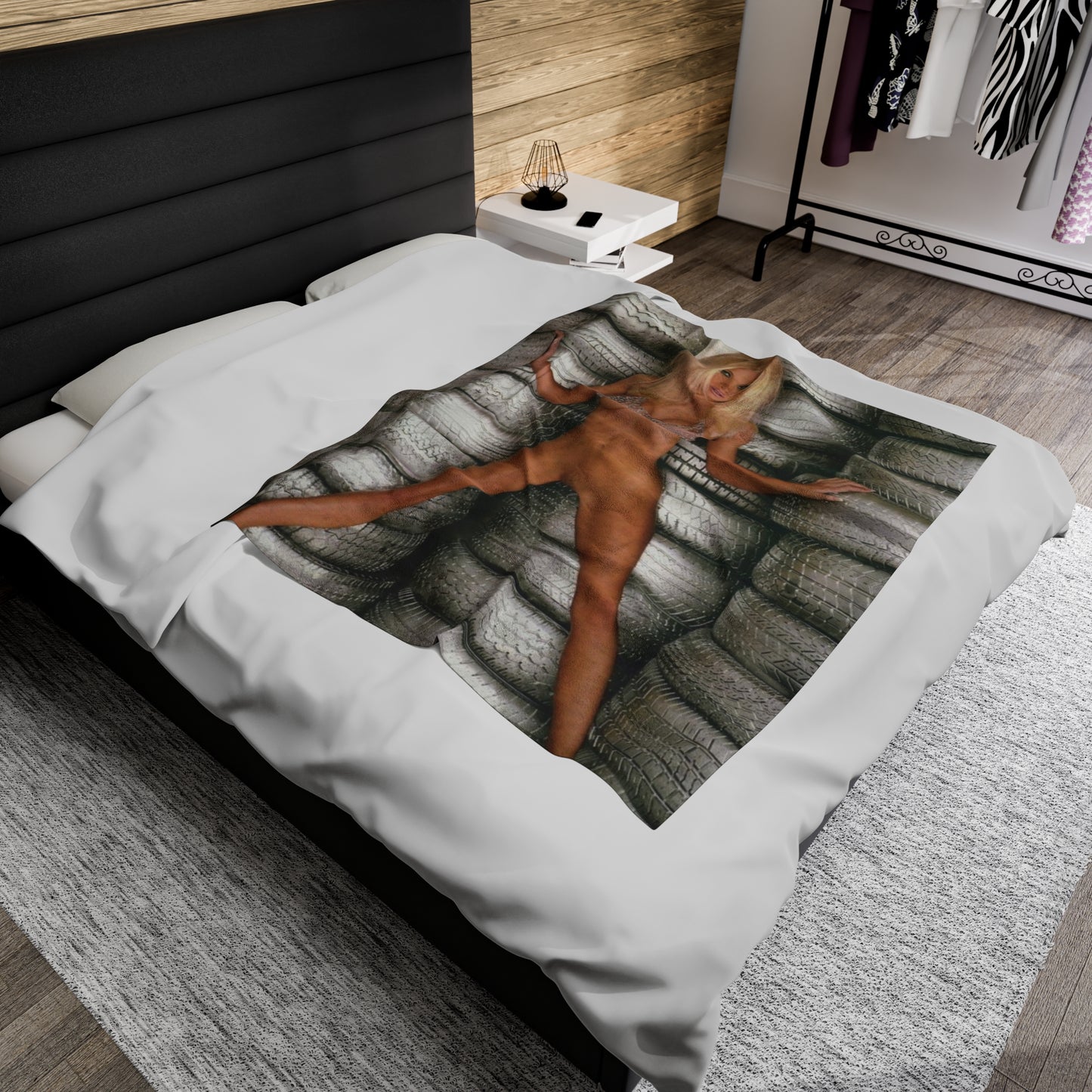 Velveteen Plush Blanket Pornstar Chloe Jones Nude