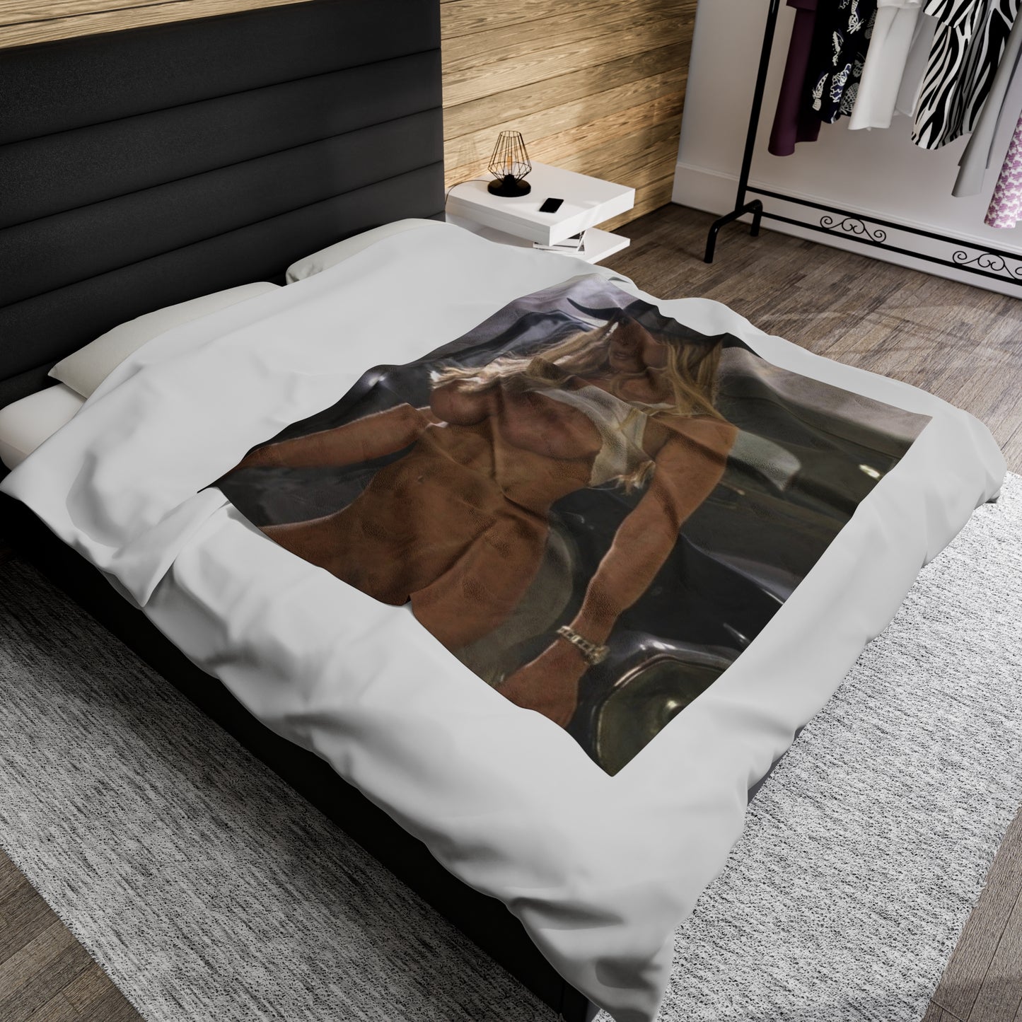 Velveteen Plush Blanket Pornstar Jenna Jameson Nude
