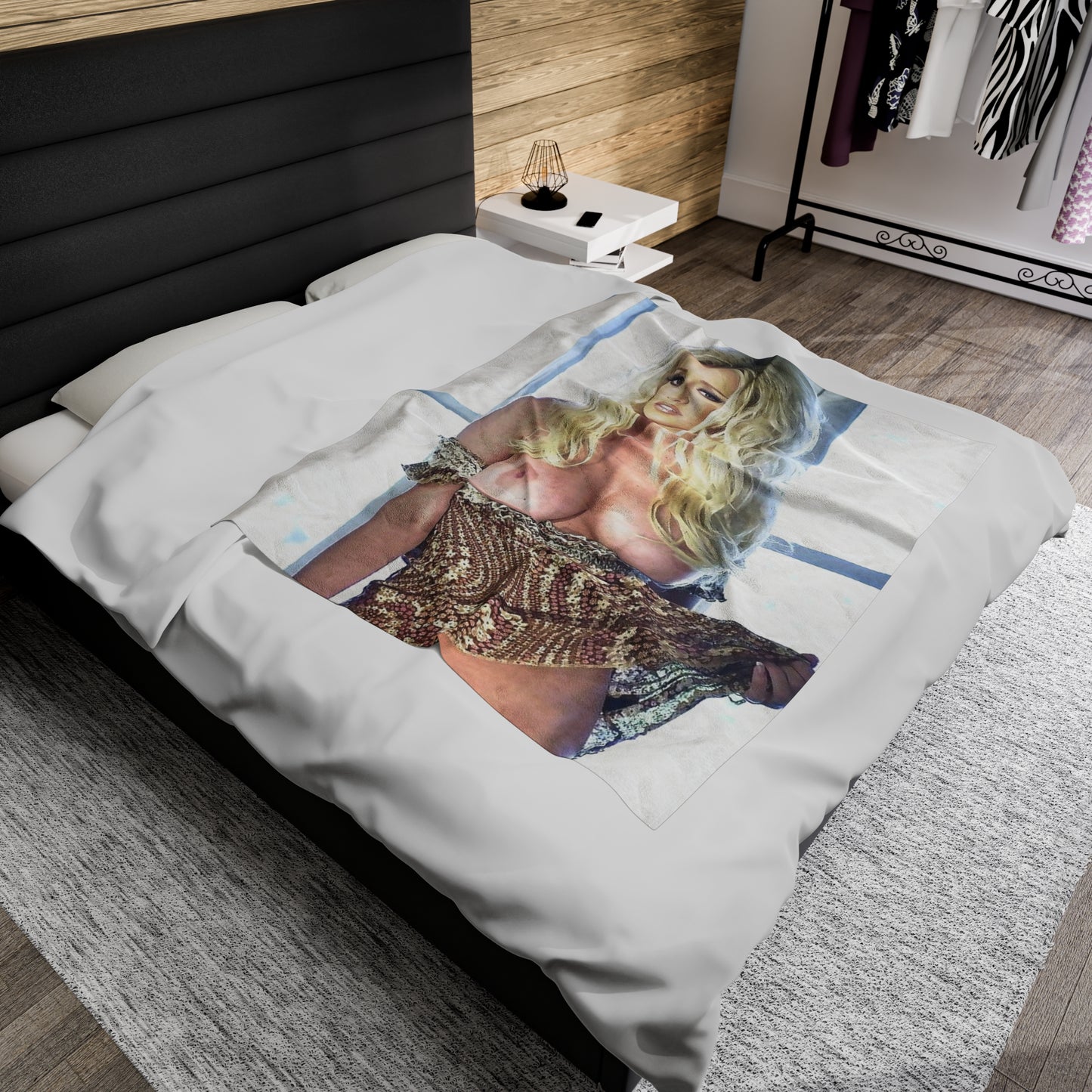 Velveteen Plush Blanket Pornstar Jenna Jameson Nude