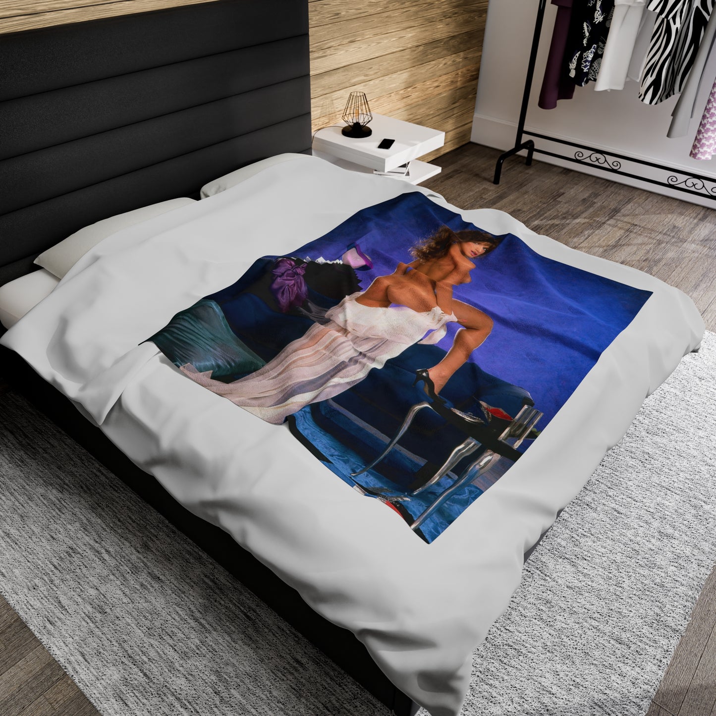 Velveteen Plush Blanket Pornstar Racquel Darrian Nude