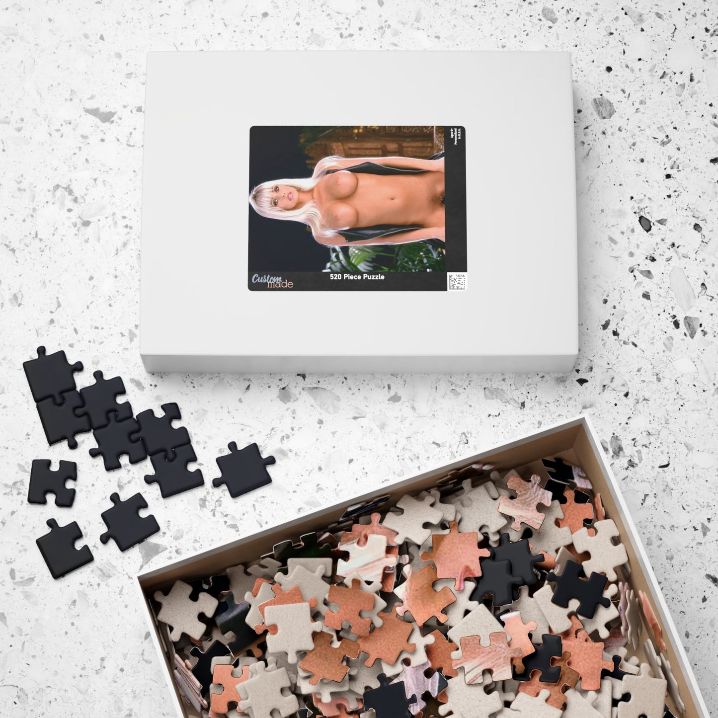 Puzzle (110, 252, 520, 1014-piece) Retro Pornstar Elizabeth Ann Hilden Nude