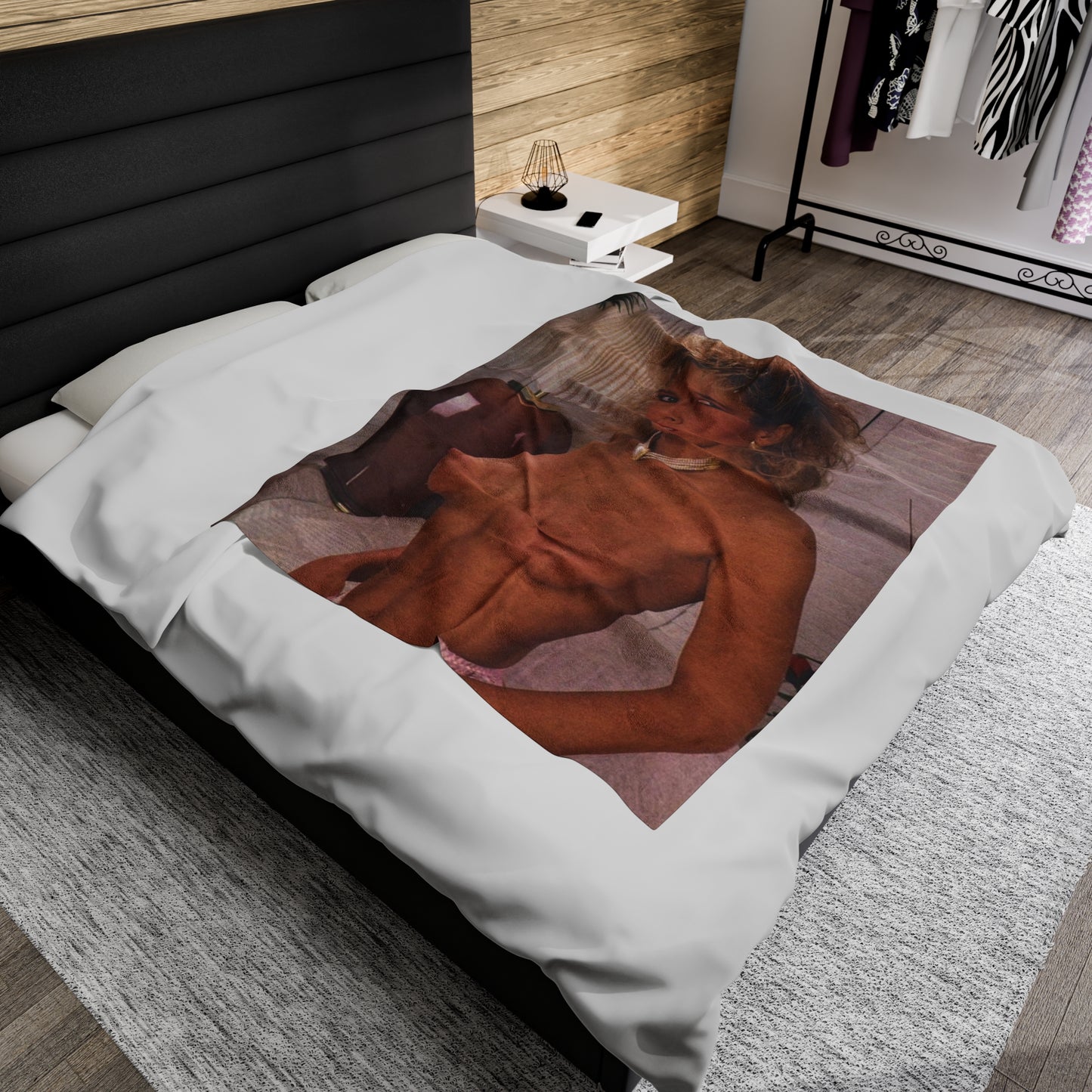 Velveteen Plush Blanket Porn Star Victoria Paris Nude