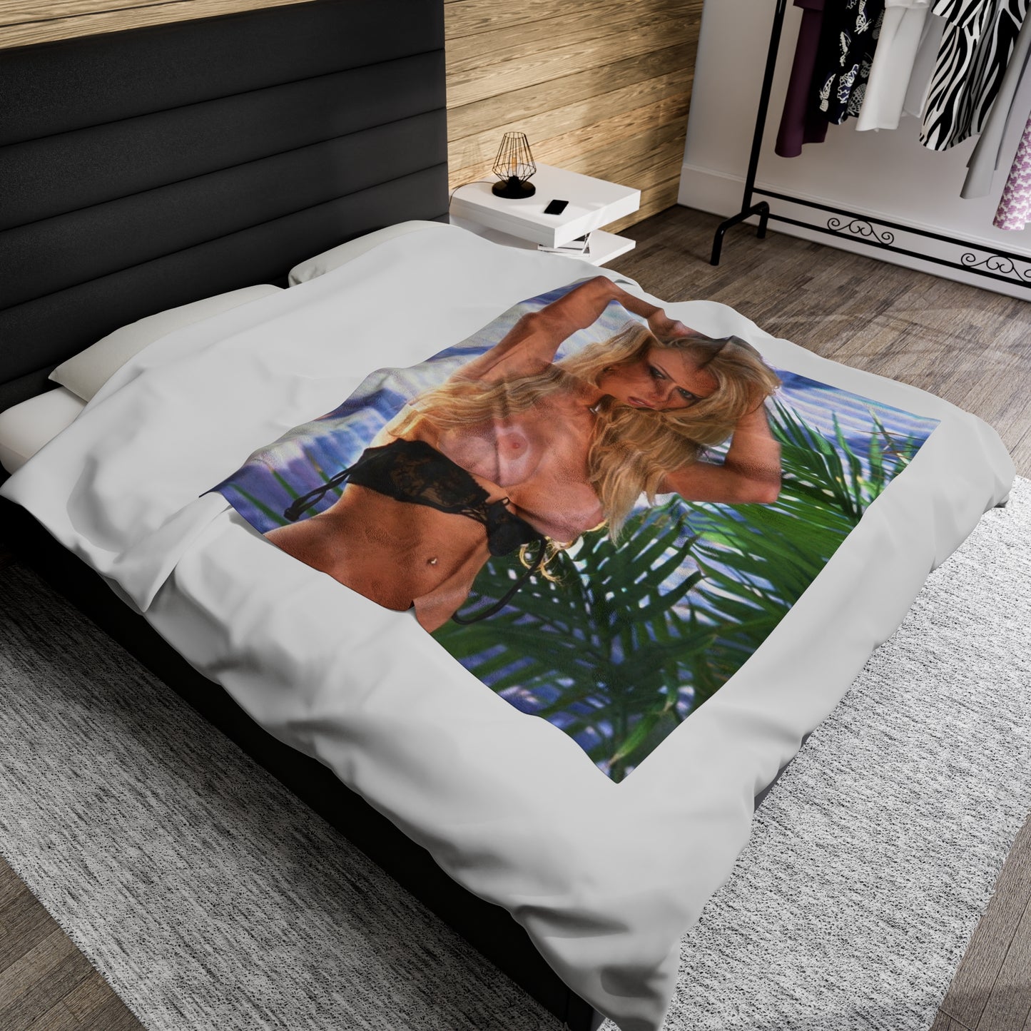 Velveteen Plush Blanket Pornstar Jenna Jameson Nude